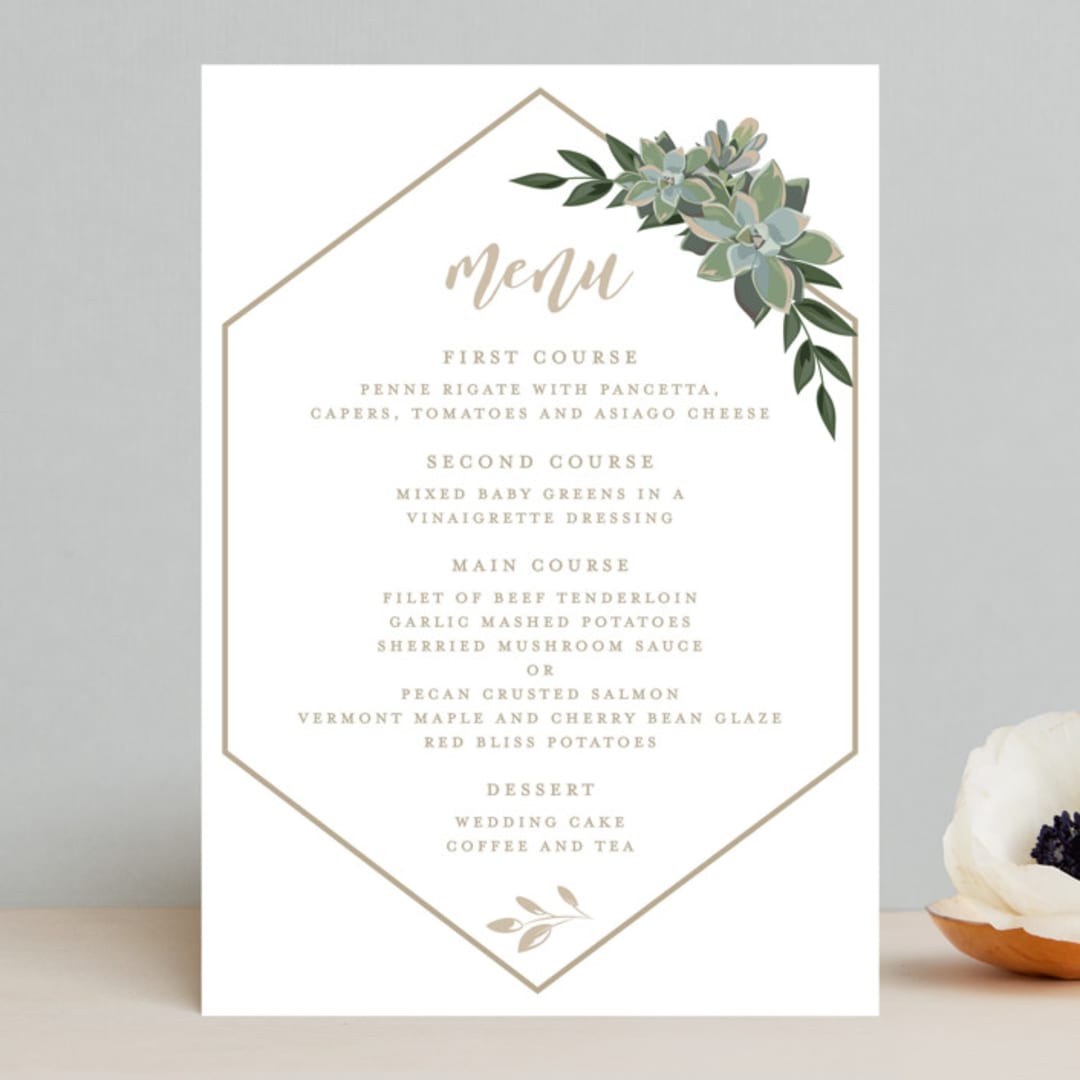 "Succulent Surround" - Menus in Cloud by Susan Moyal - Front