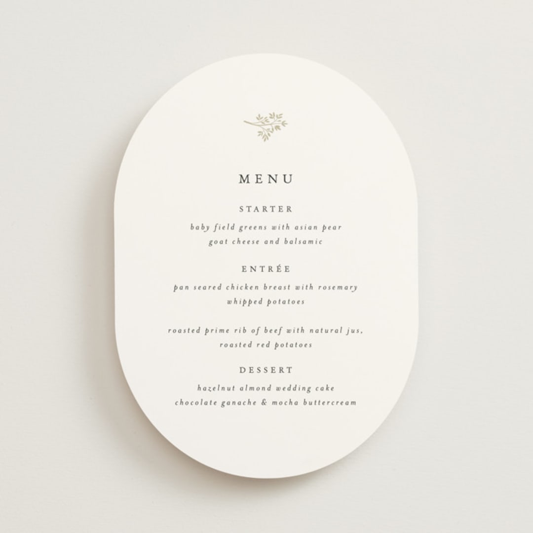 "Sense and Sensibility" - Menus in Cloud by Design Lotus - Front