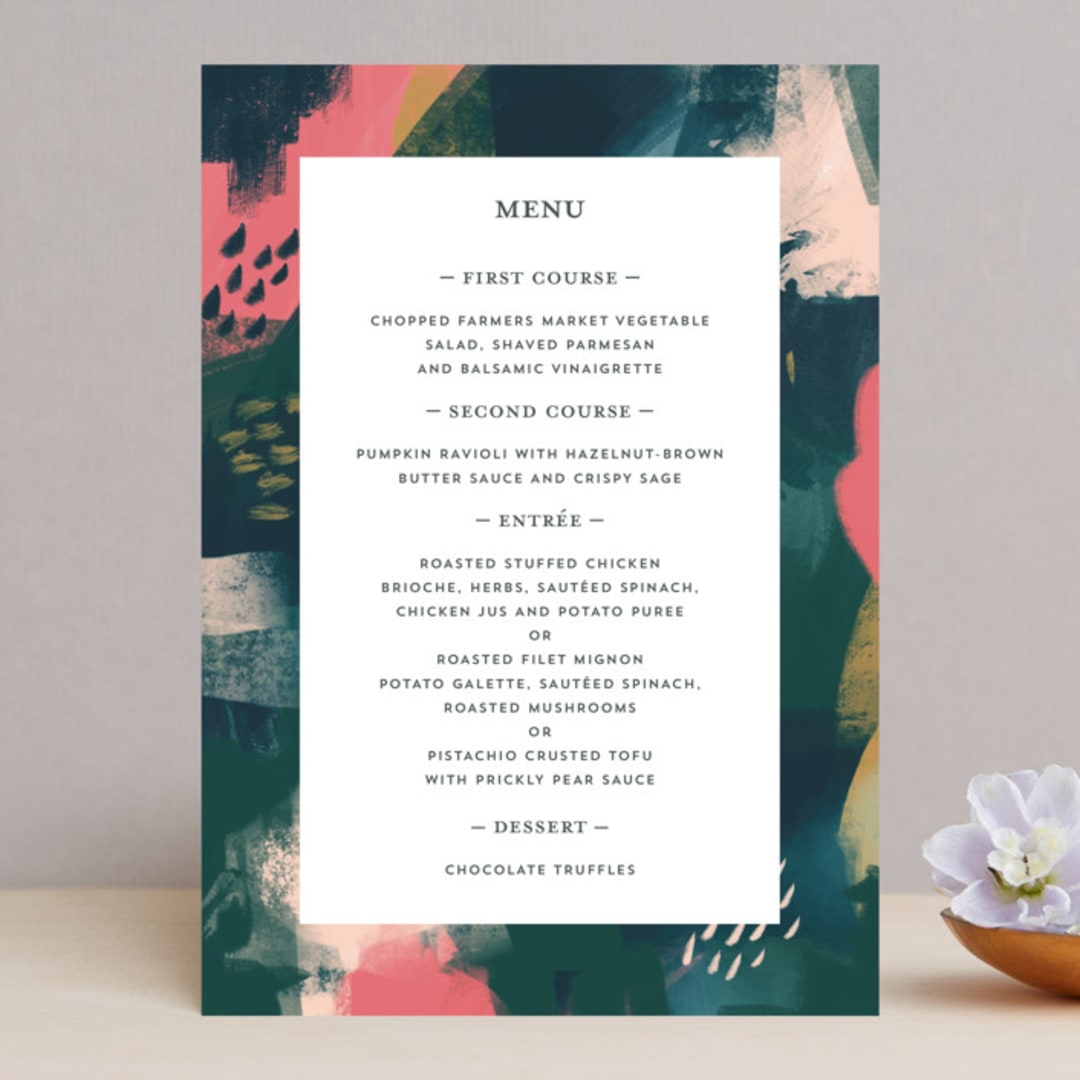 "Dreaming" - Menus in Garden by iamtanya - Front