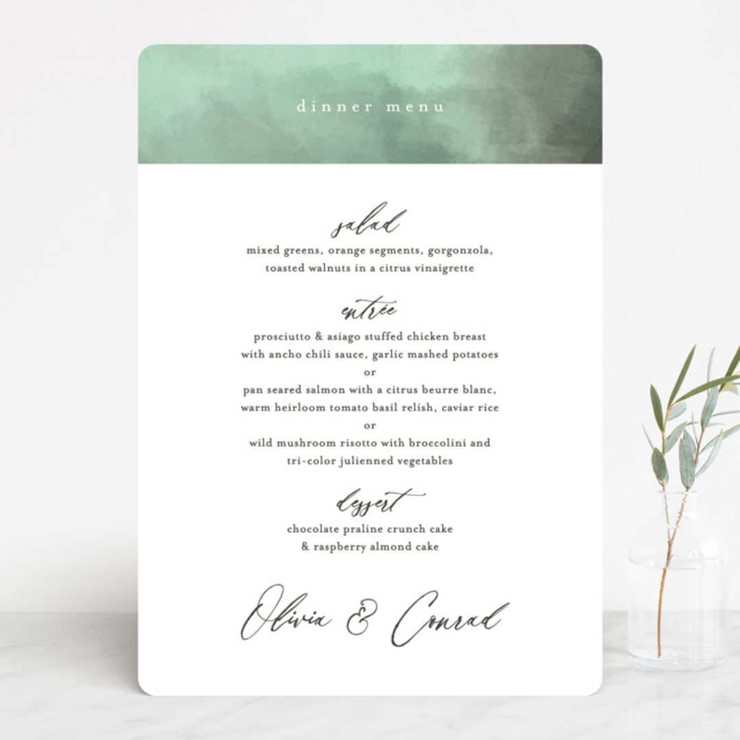 "Meadow" - Menus in Meadow by Eric Clegg - Front