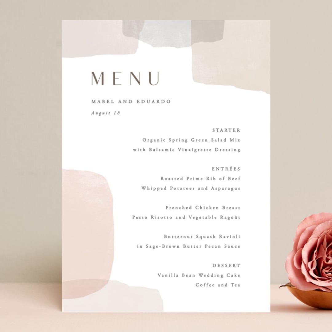 "Sculpture Garden" - Menus in Desert by Hooray Creative - Front