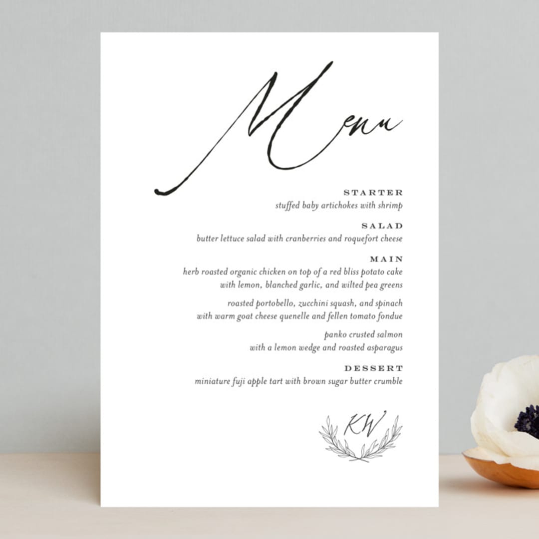 "Ridgeline" - Menus in Ivory by Eric Clegg - Front