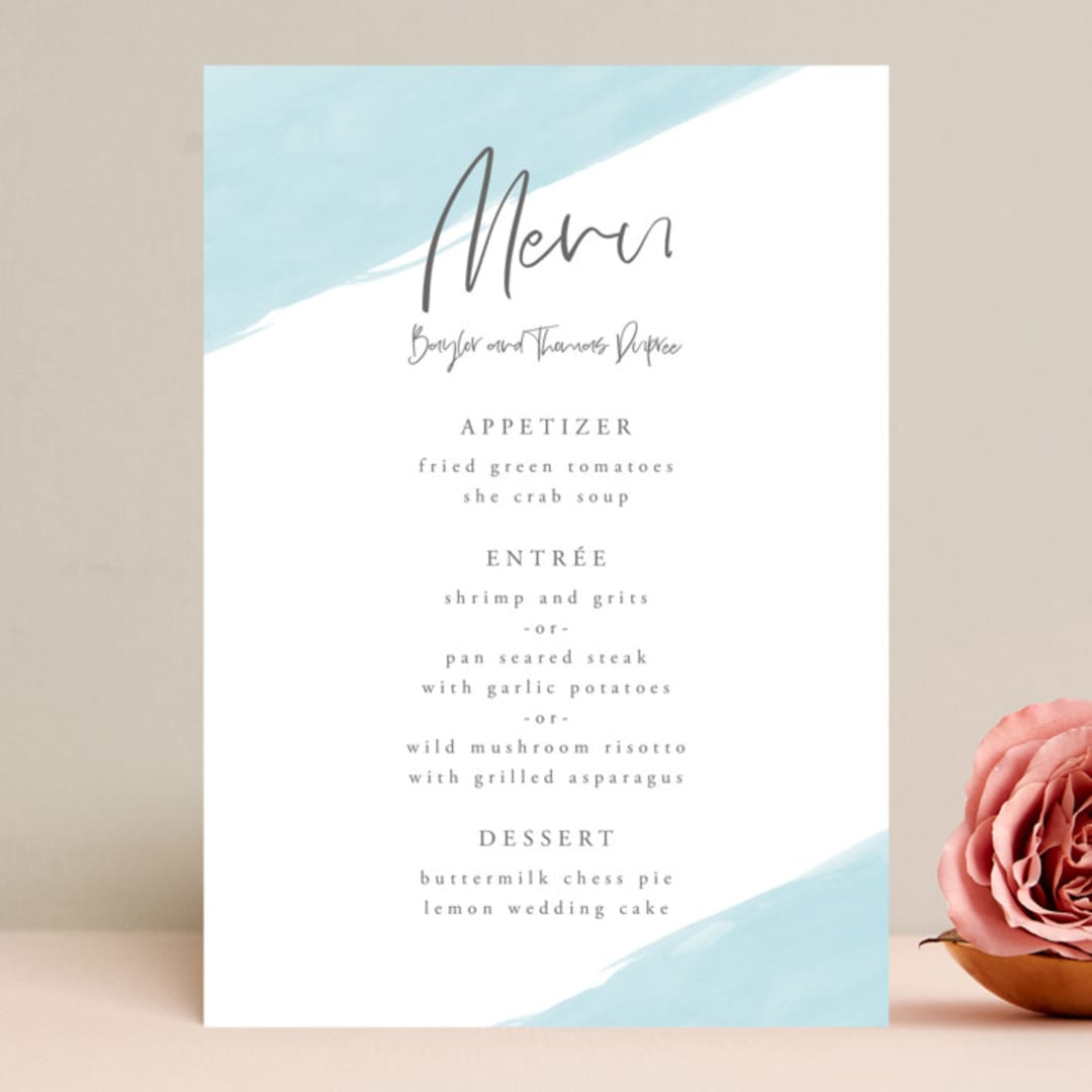 "So Delightful" - Menus in Sky by Erika Firm - Front
