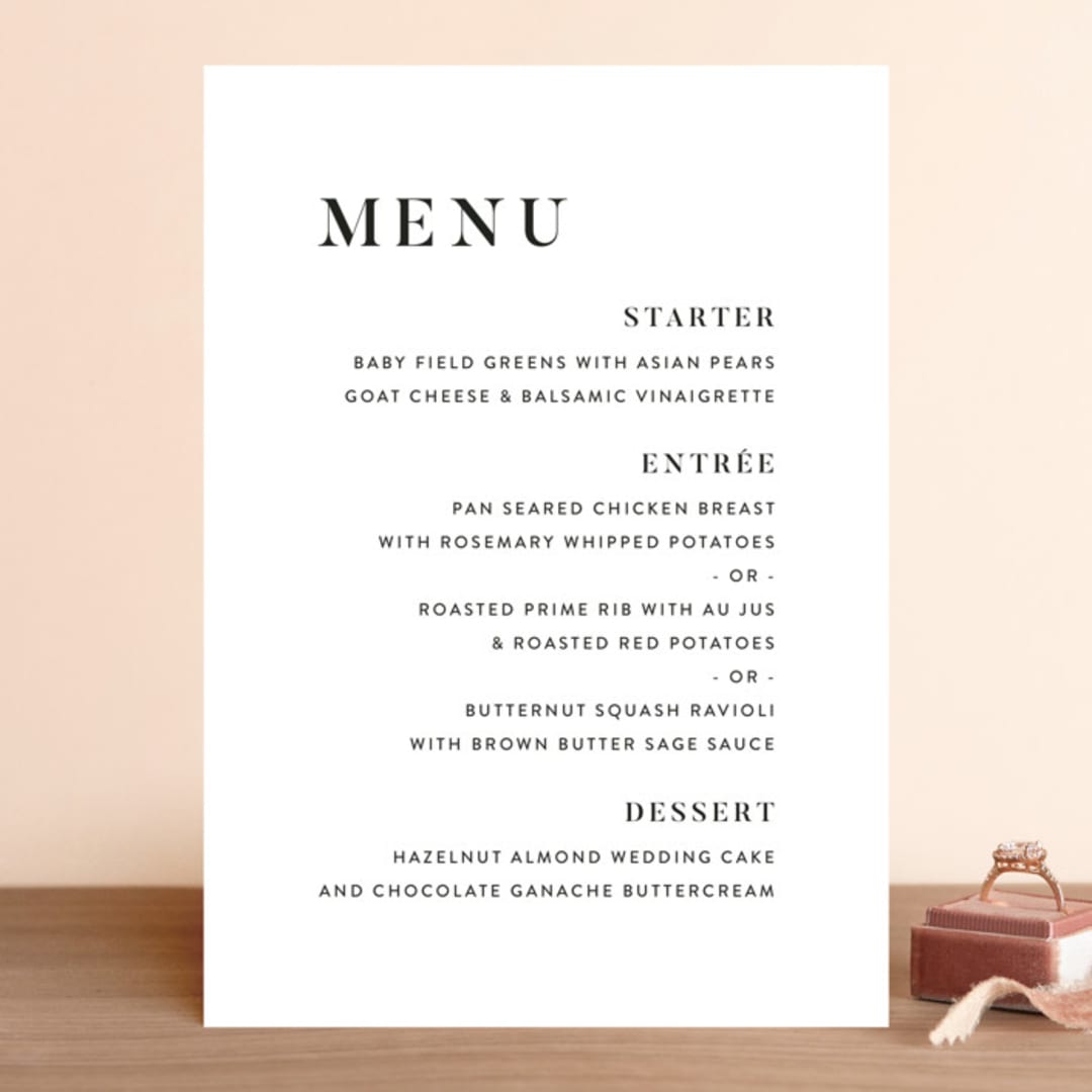 "Harmonie" - Menus in Cloud by Carly Reed Walker - Front