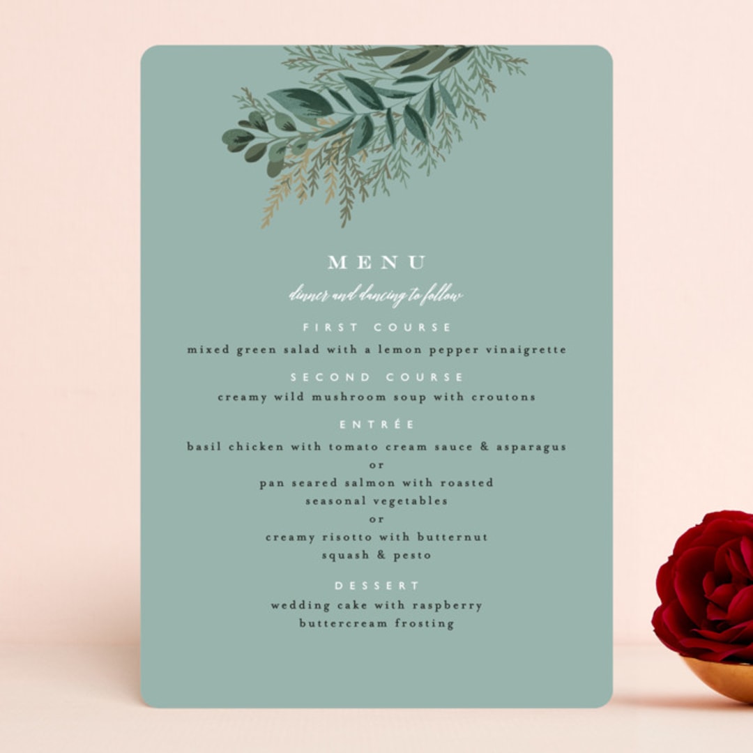 "Forest Crest" - Menus in Obsidian by Alethea and Ruth - Front