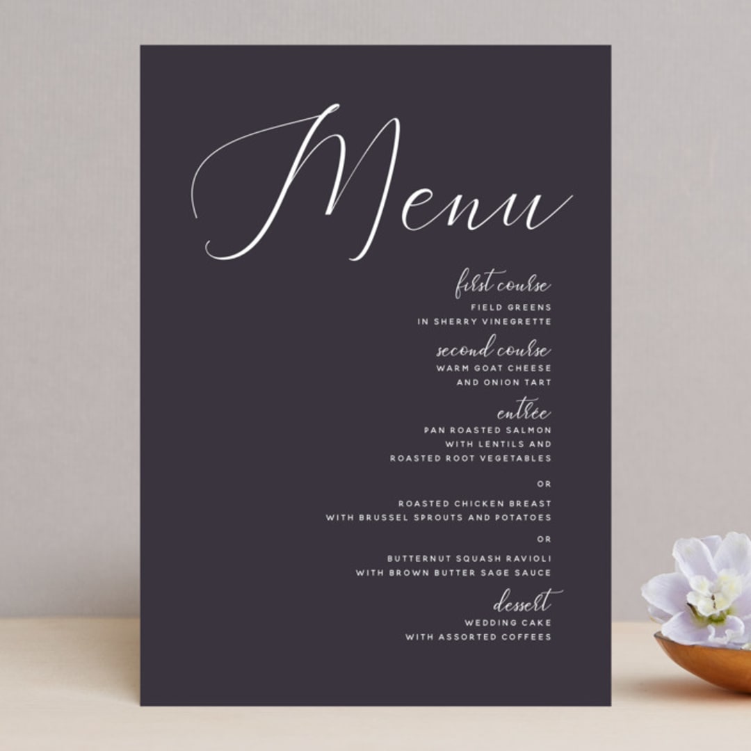 "Right Side" - Menus in Blackberry by Susan Brown - Front