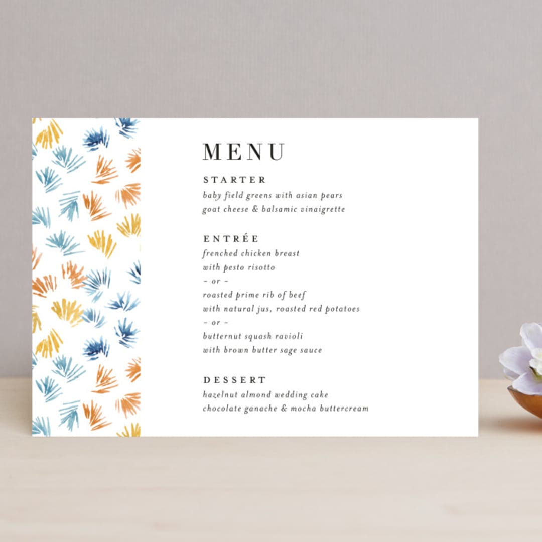 "Daydream" - Menus in Honey by Beth Schneider - Front