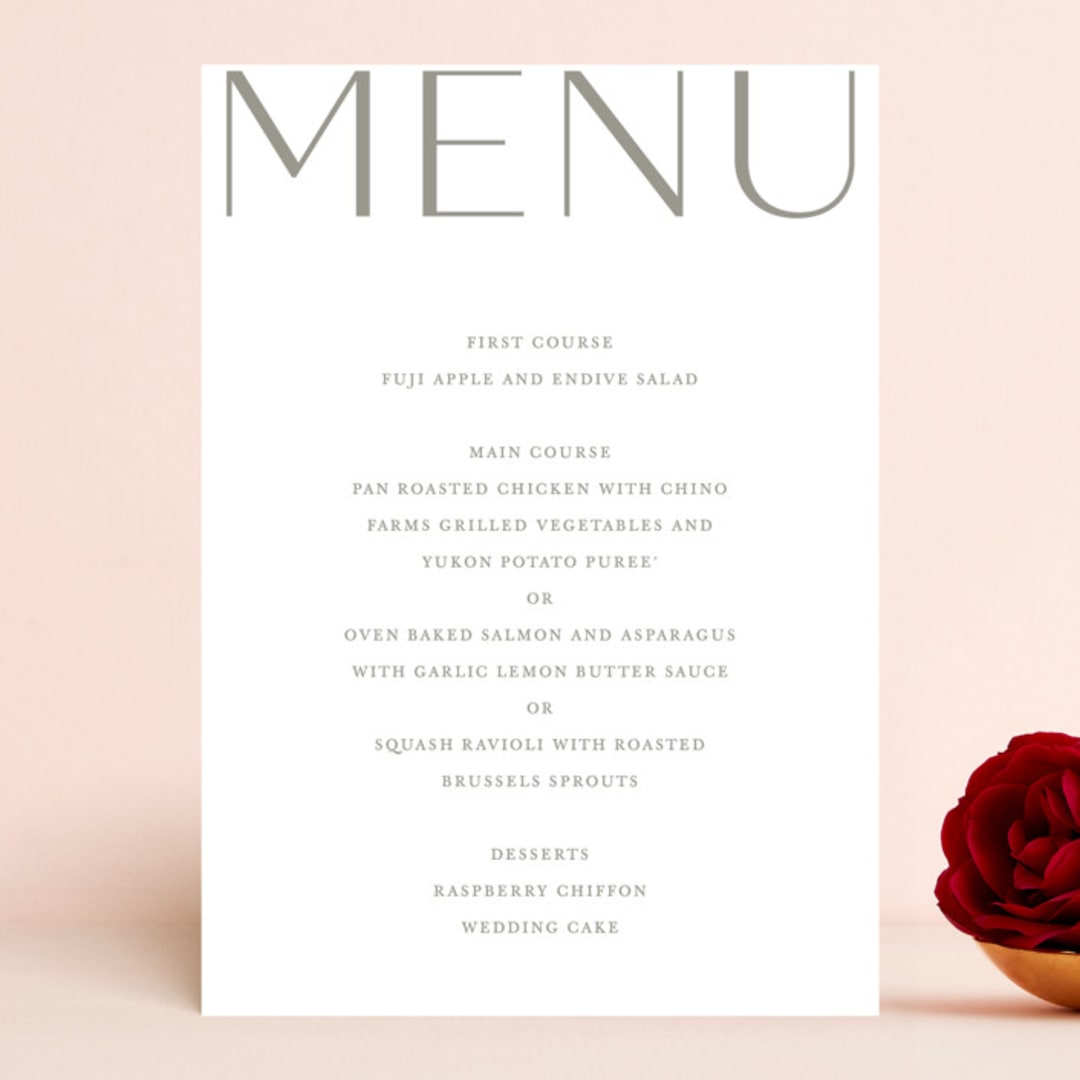 "Frame" - Menus in Granite by Lori Wemple - Front