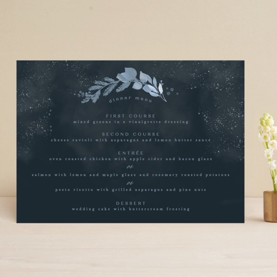 "Wonderful Tonight" - Menus in Neptune by Creo Study - Front