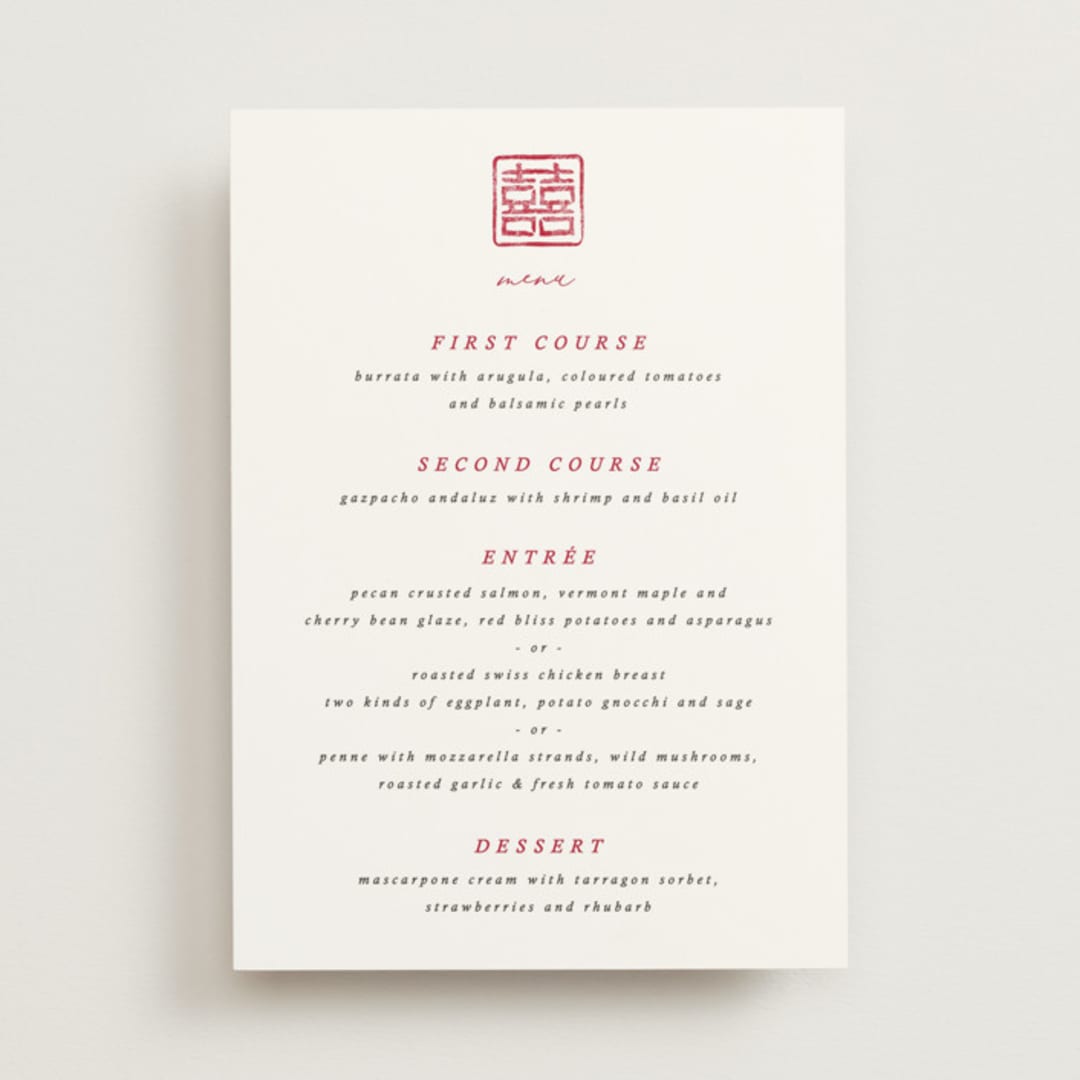 "Double Xi" - Menus in Cherry by fatfatin - Front