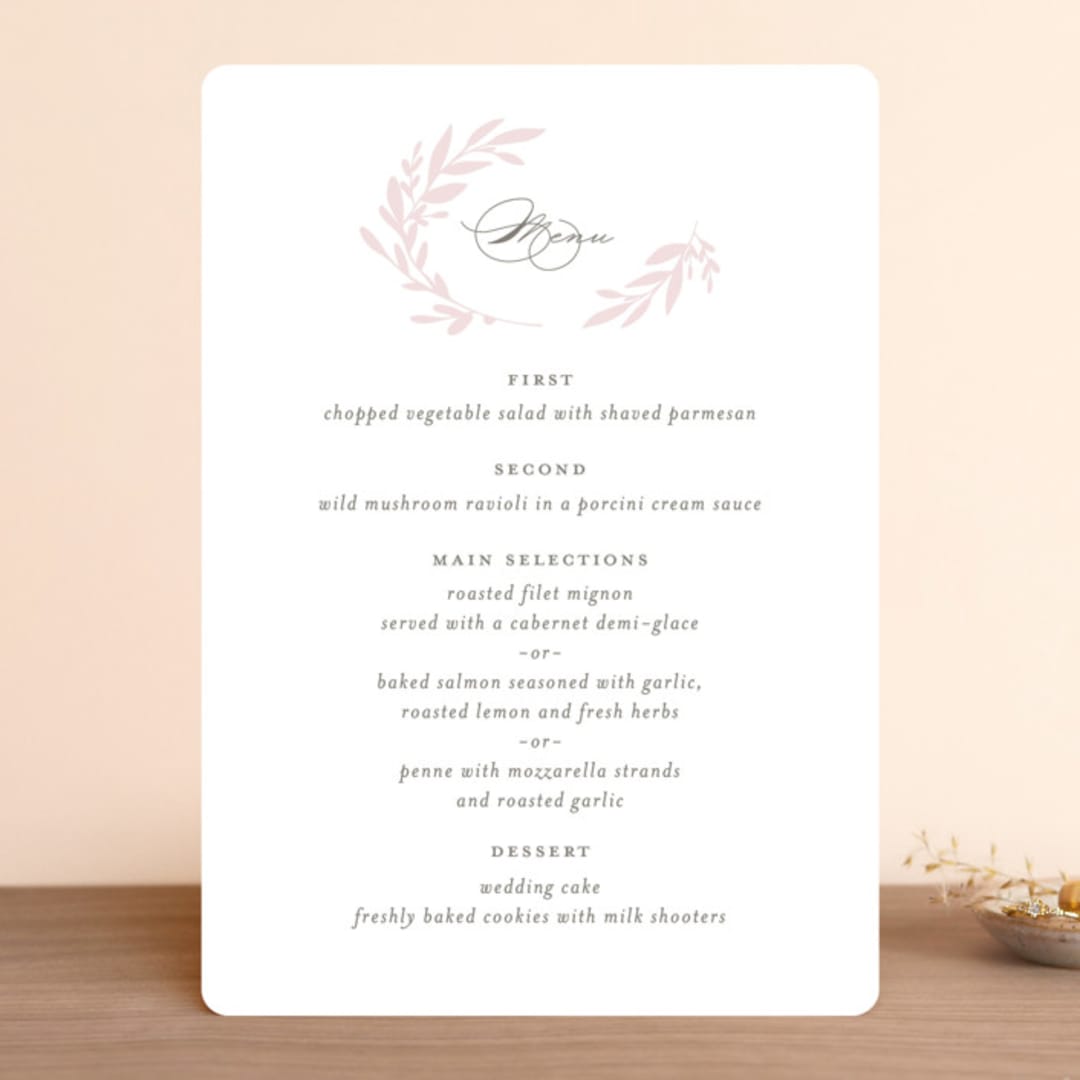 "Gathered" - Menus in Blossom by Kimberly FitzSimons - Front