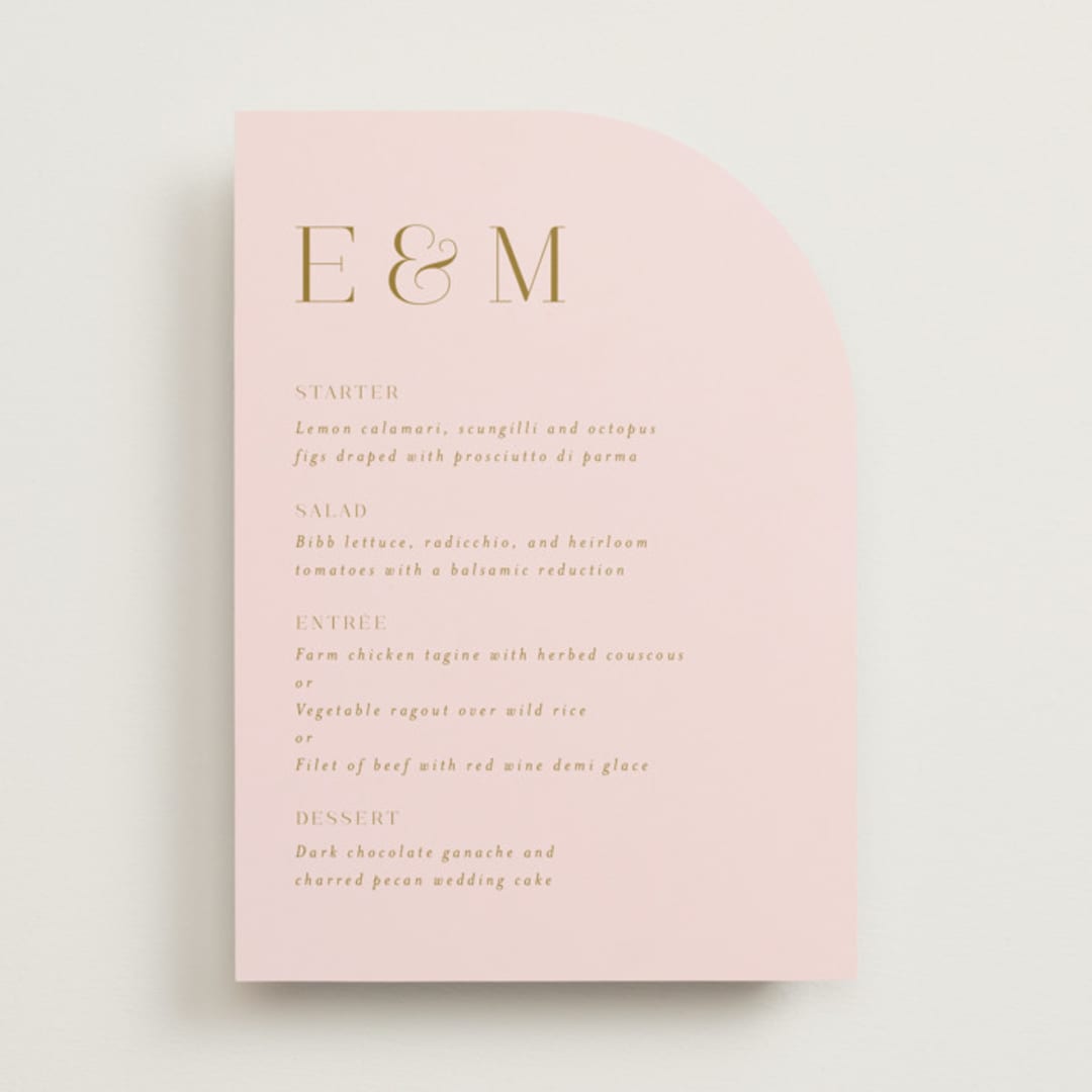 "colorwash floral" - Menus in Blossom by Angela Marzuki - Front