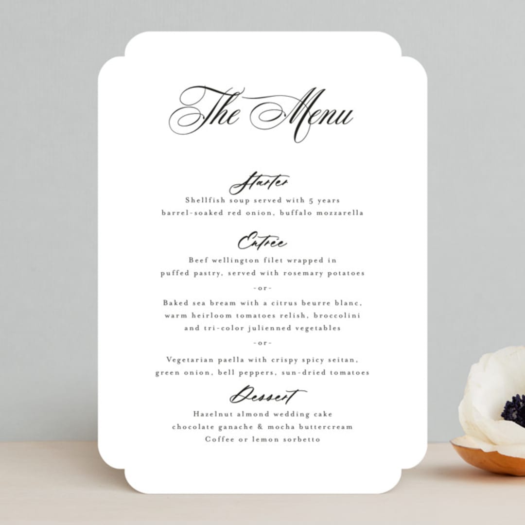 "Blancmange" - Menus in Frost by chocomocacino - Front