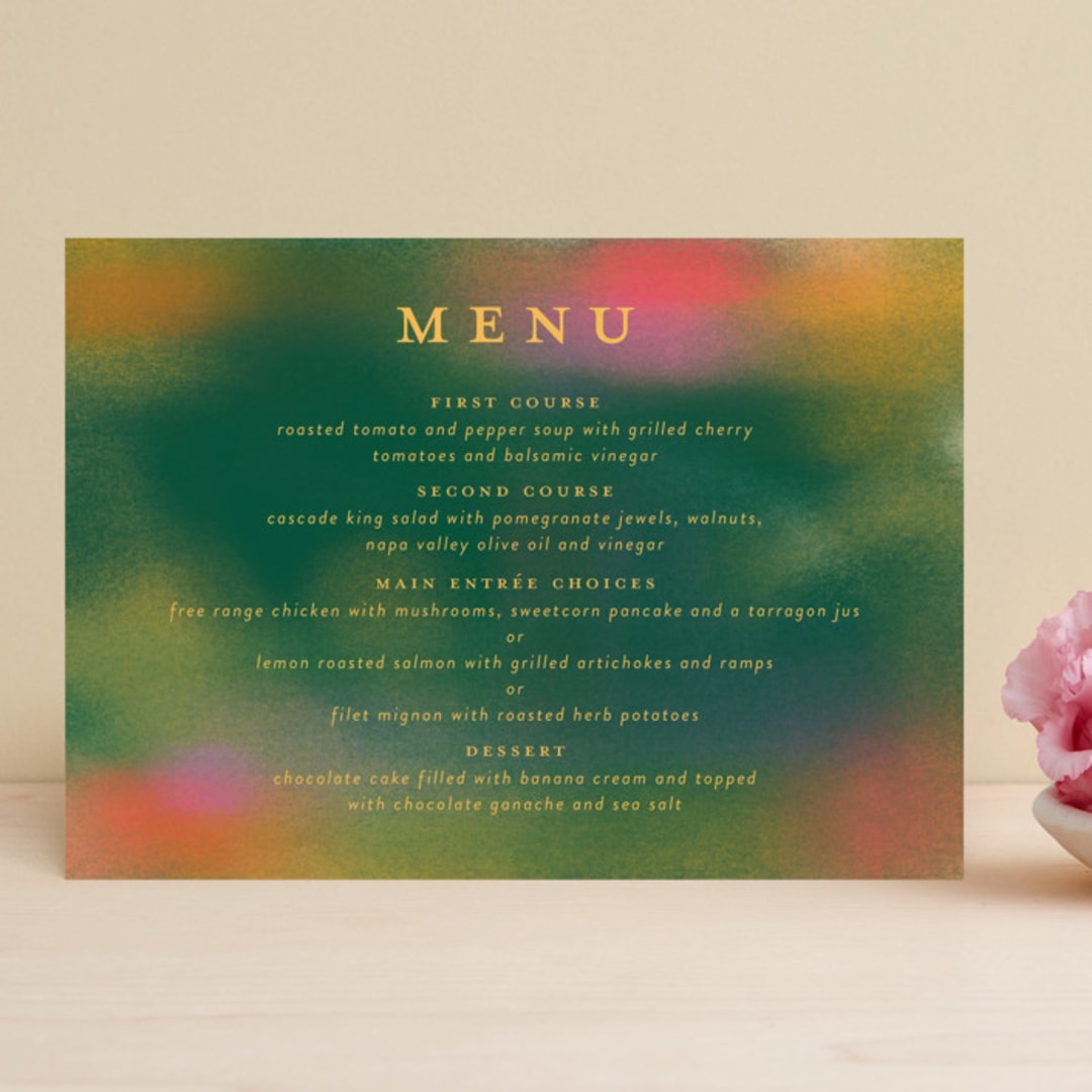 "Forest Love" - Menus in Forest by Simona Camp - Front