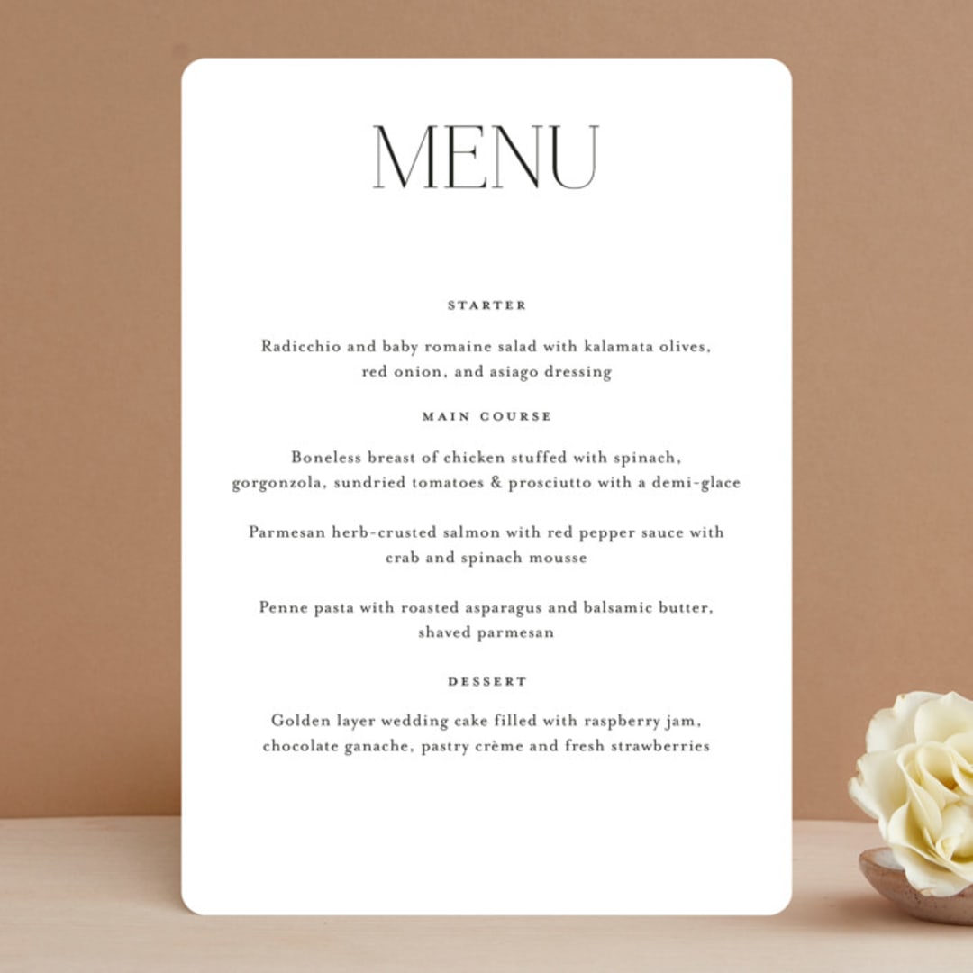 "conjoin" - Menus in Pearl by Alethia Frye - Front