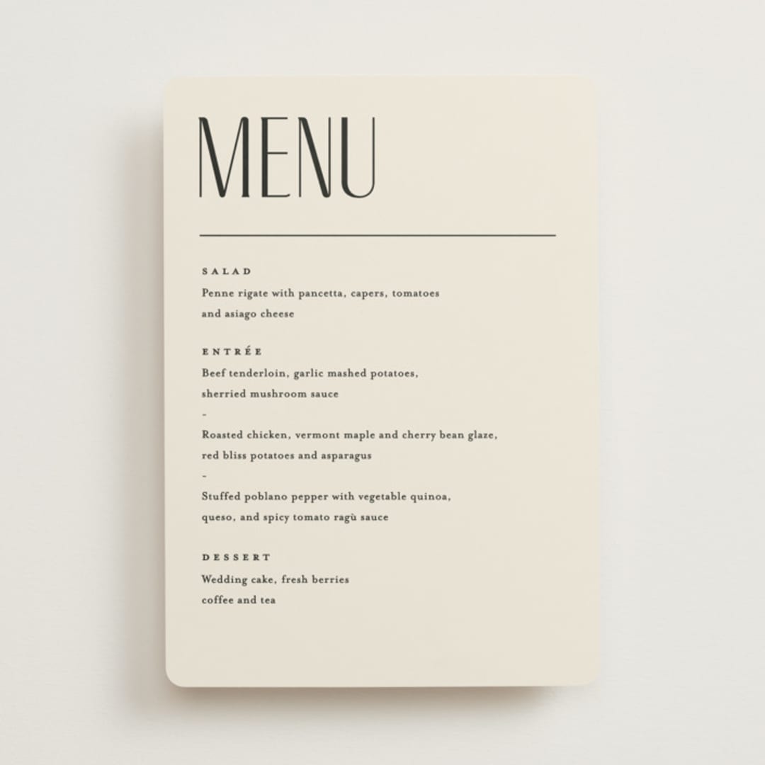 "All Type" - Menus in Daydream by Pixel and Hank - Front