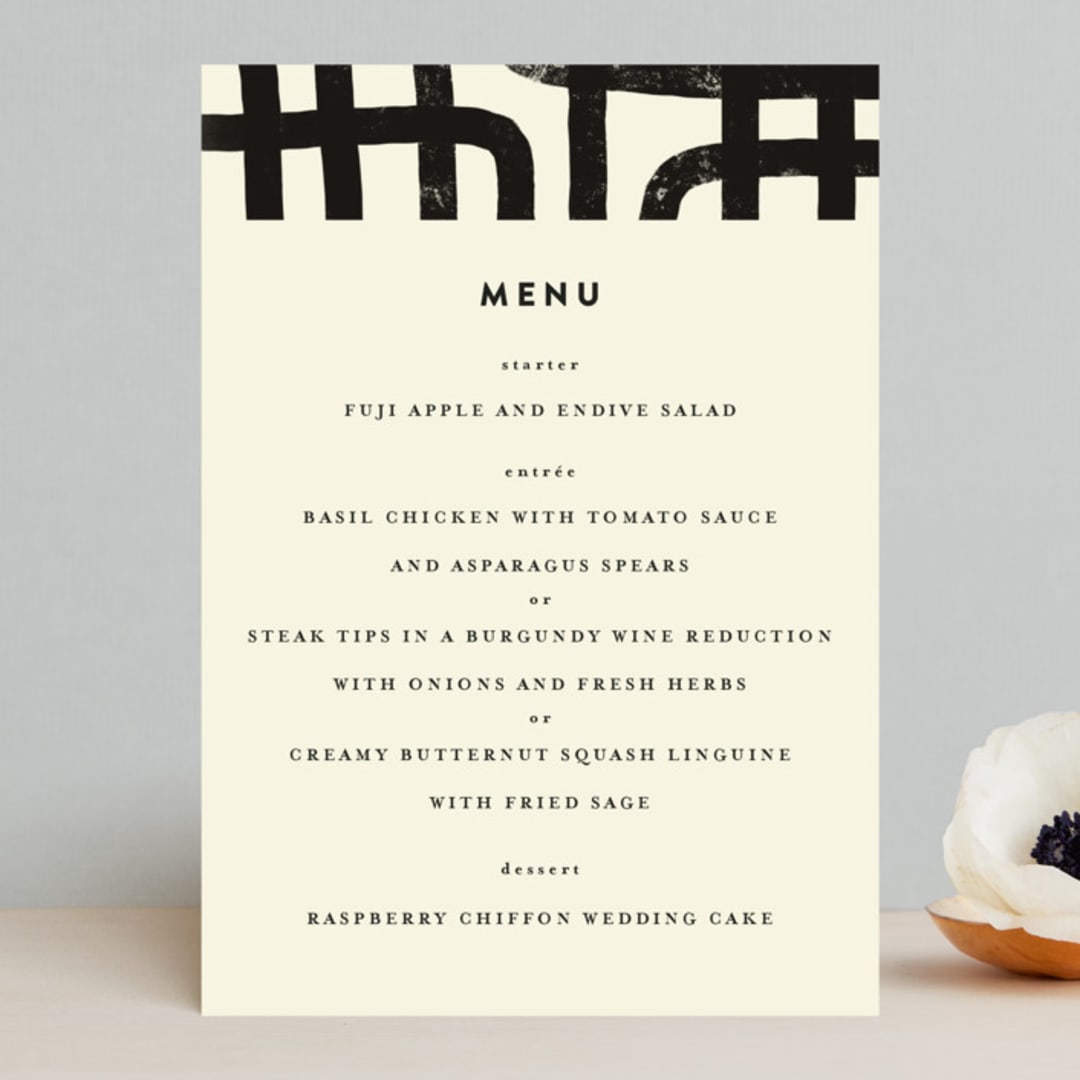 "Crossroads" - Menus in Ink by Iveta Angelova - Front