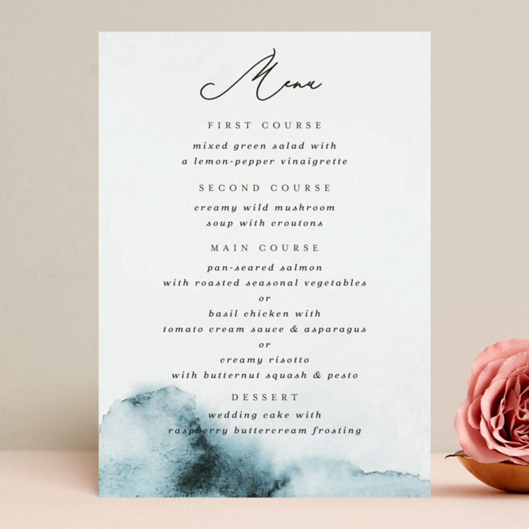 "Ocean Vibes" - Menus in Sky by Marina Onoprienko - Front