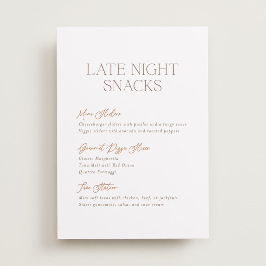 "kouignette" - Menu Signs in Chiffon by chocomocacino - Front