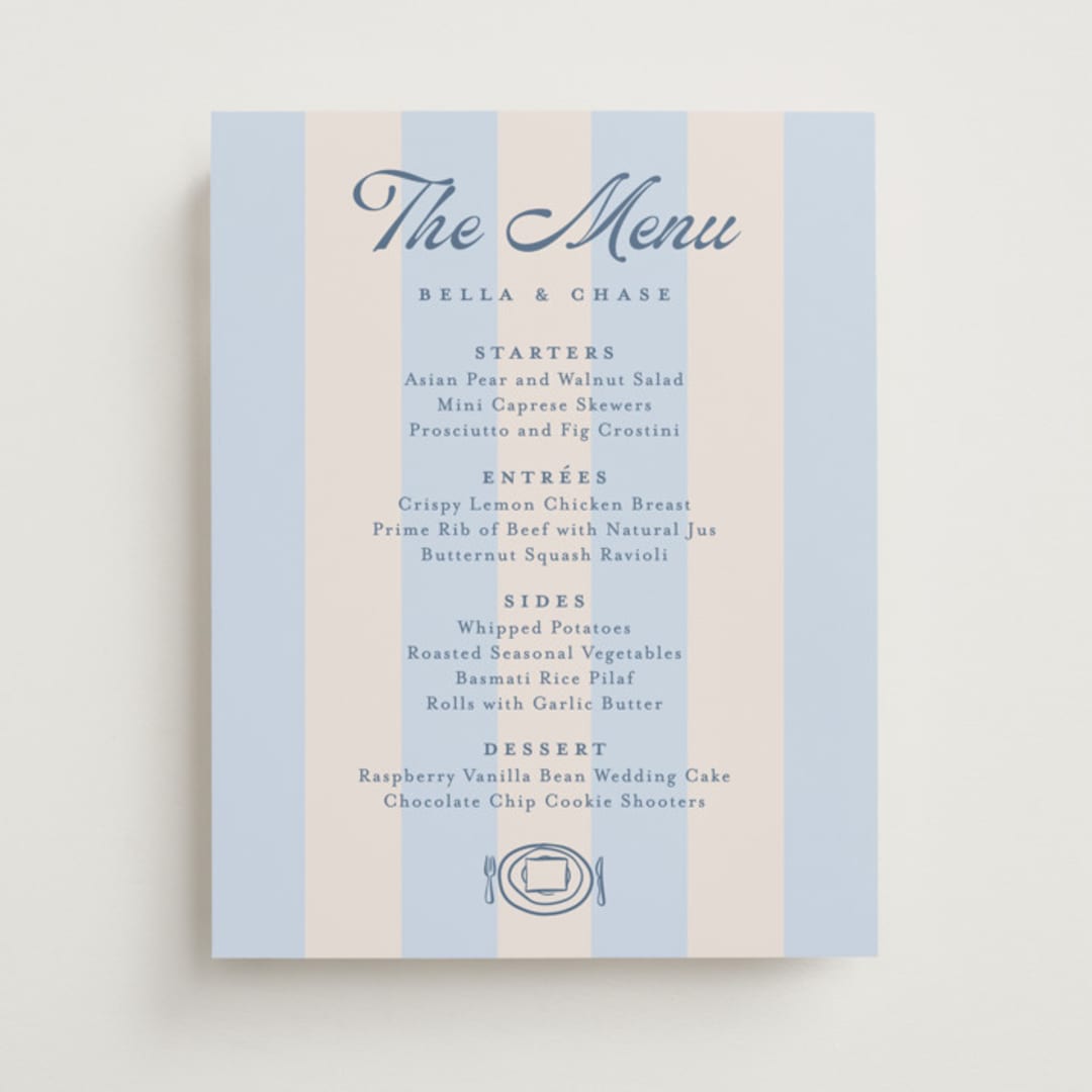 "darby" - Menu Signs in Sky by Susan Asbill - Front