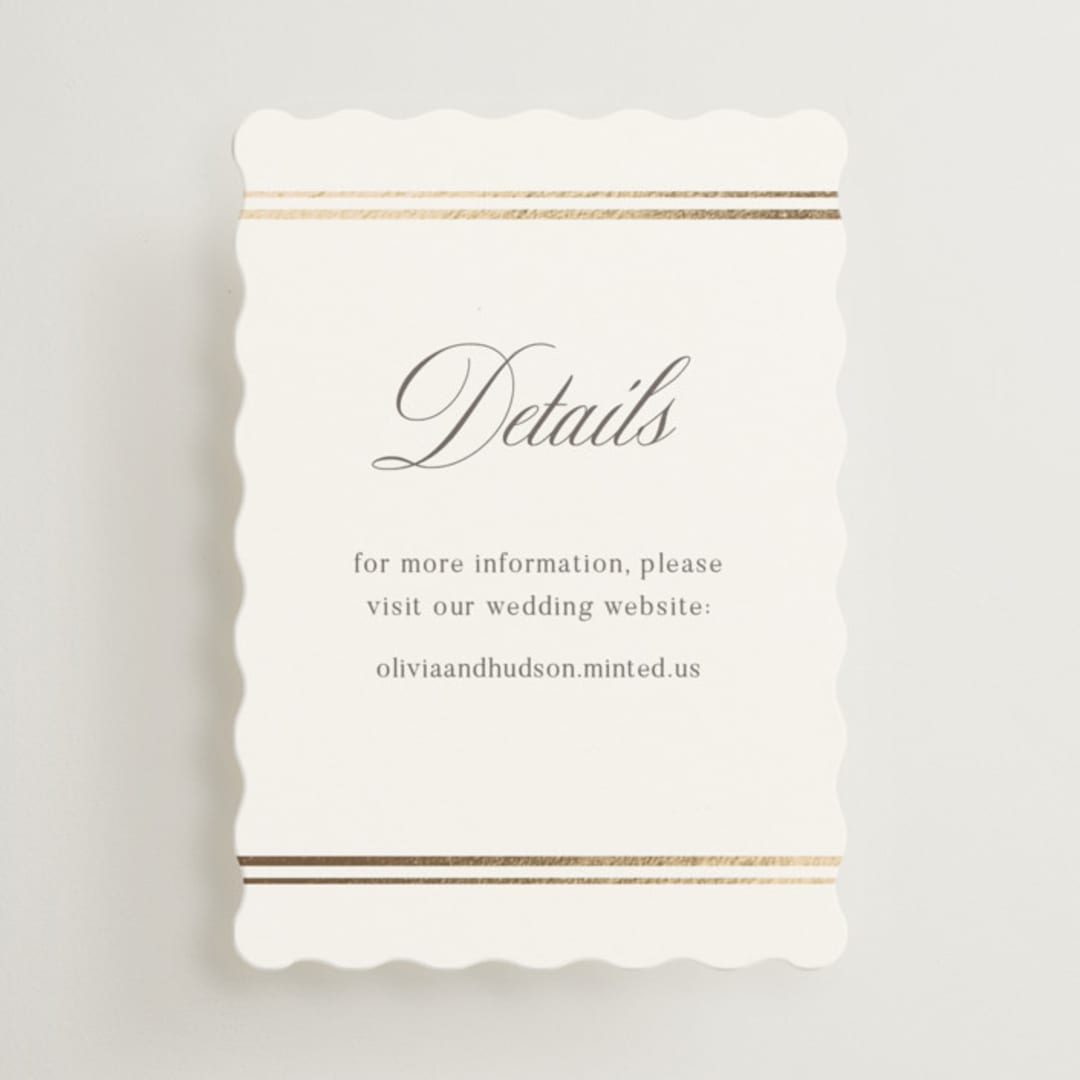 "Classic Elegance" - Mini Enclosure Cards in Pearl by Nicole Walsh - Front