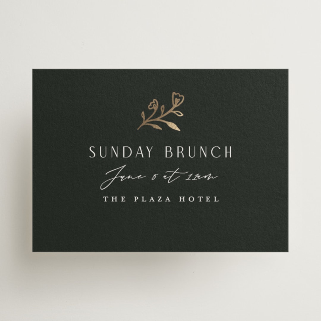 "Majesty" - Mini Enclosure Cards in Onyx by Nicoletta Savod - Front