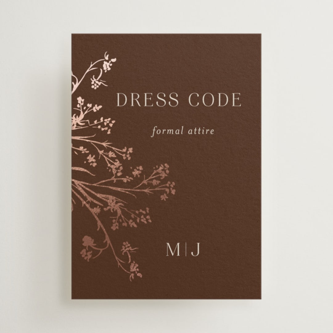 "Shining Florals" - Mini Enclosure Cards in Almond by frau brandt - Front