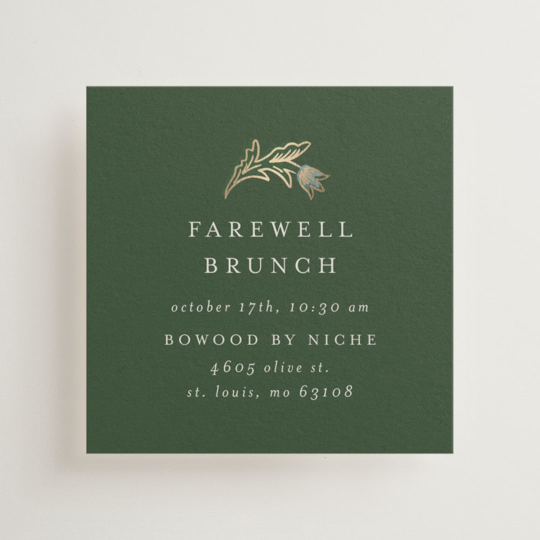 "grandeur" - Mini Enclosure Cards in Bluebell by Jen Owens - Front