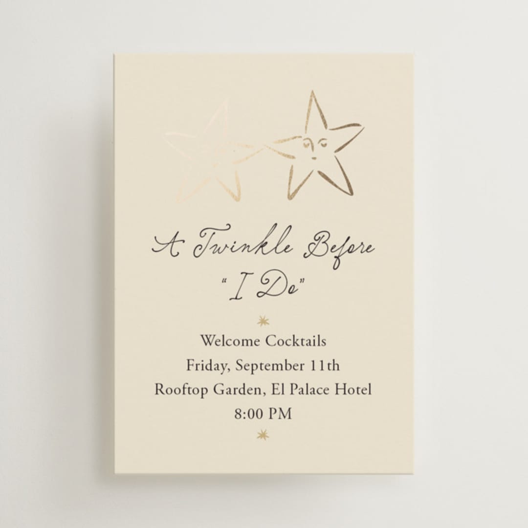 "Written in the Stars" - Mini Enclosure Cards in Noir by Ani Somi - Front