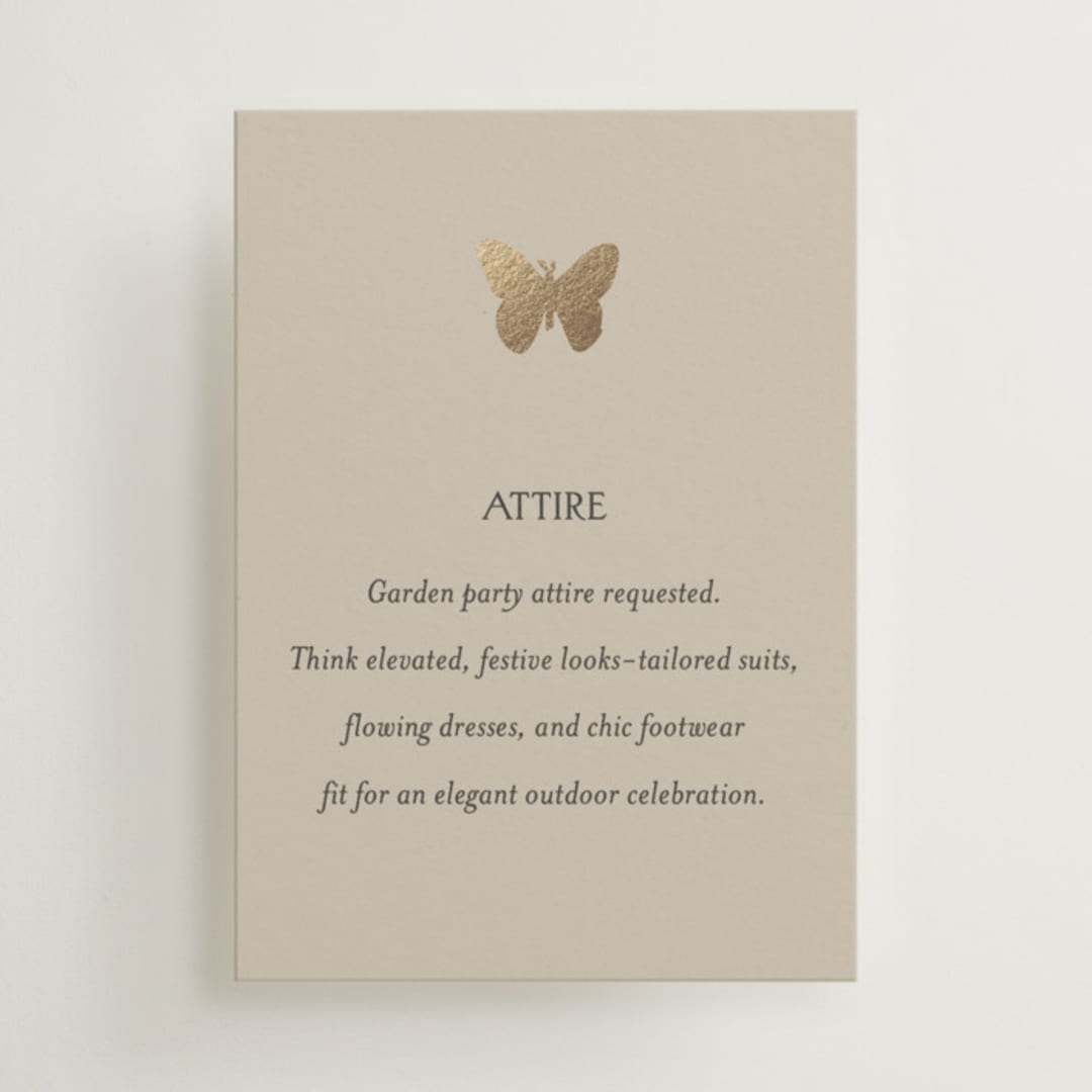 "dancing in the garden" - Mini Enclosure Cards in Blush Meadow by Grae - Front