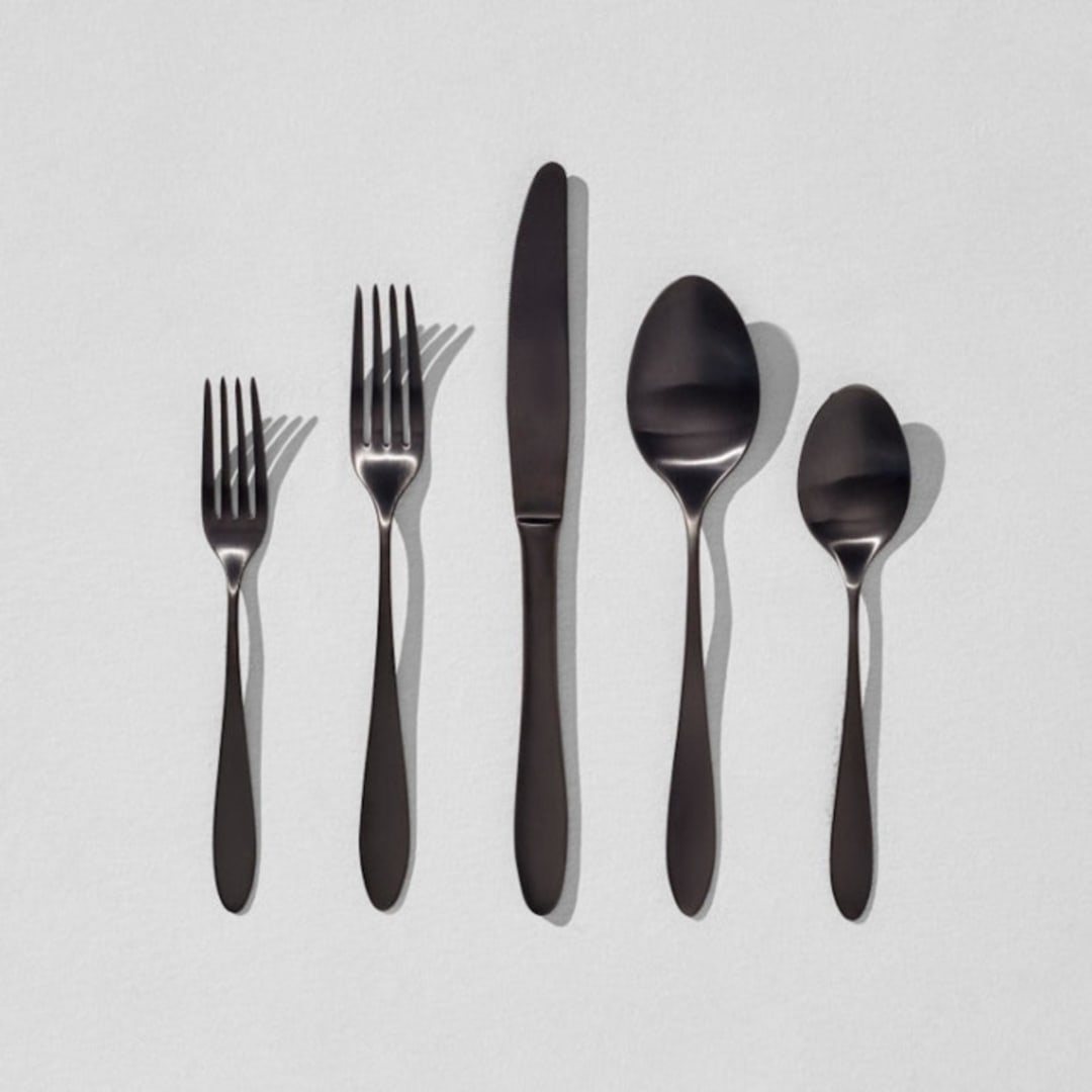 Flatware Set - Satin Black