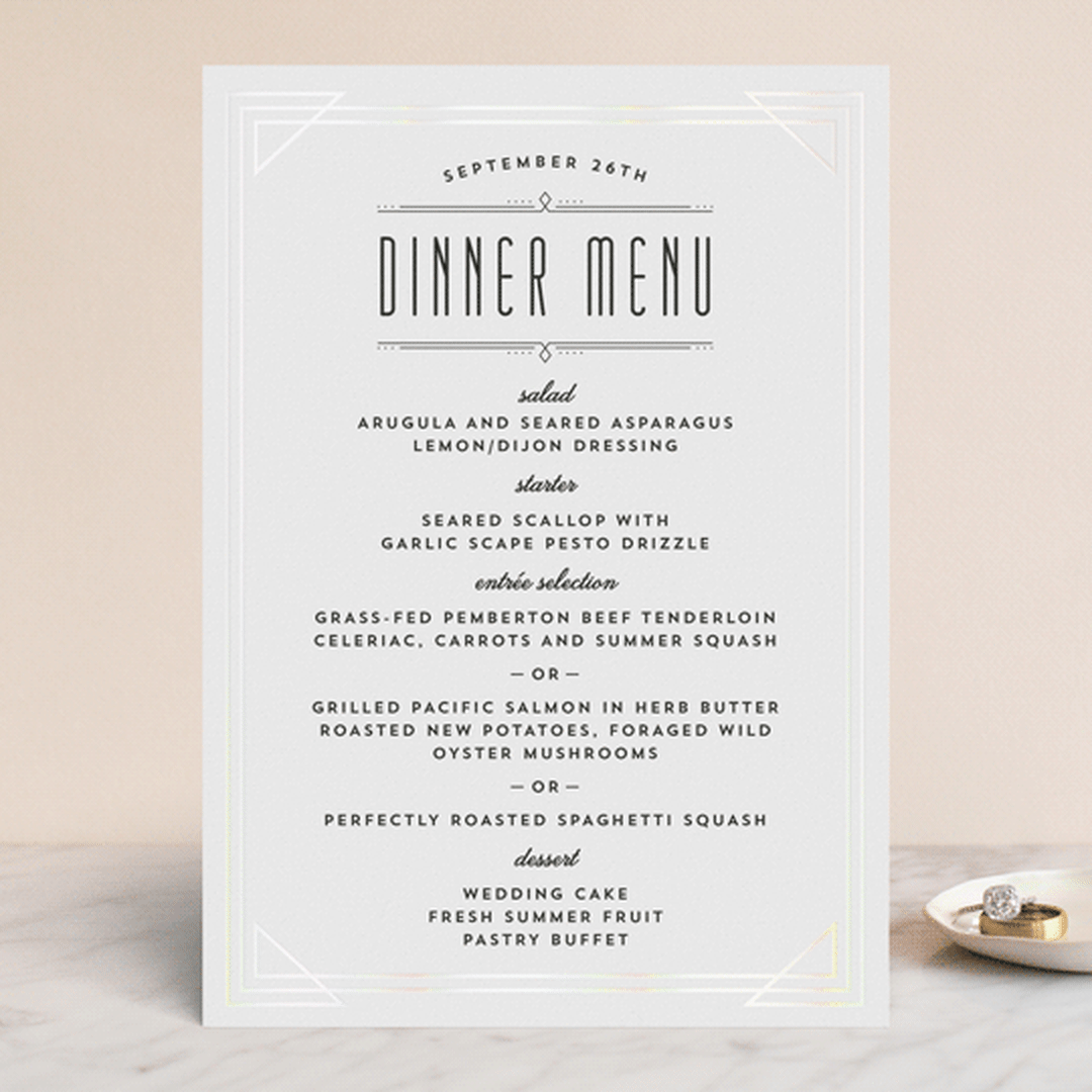 Framed Deco Elegance