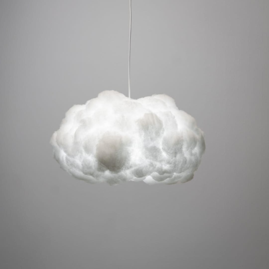 "Lampshade Cloud // Pendant" - Ceiling Lights in white by Richard Clarkson