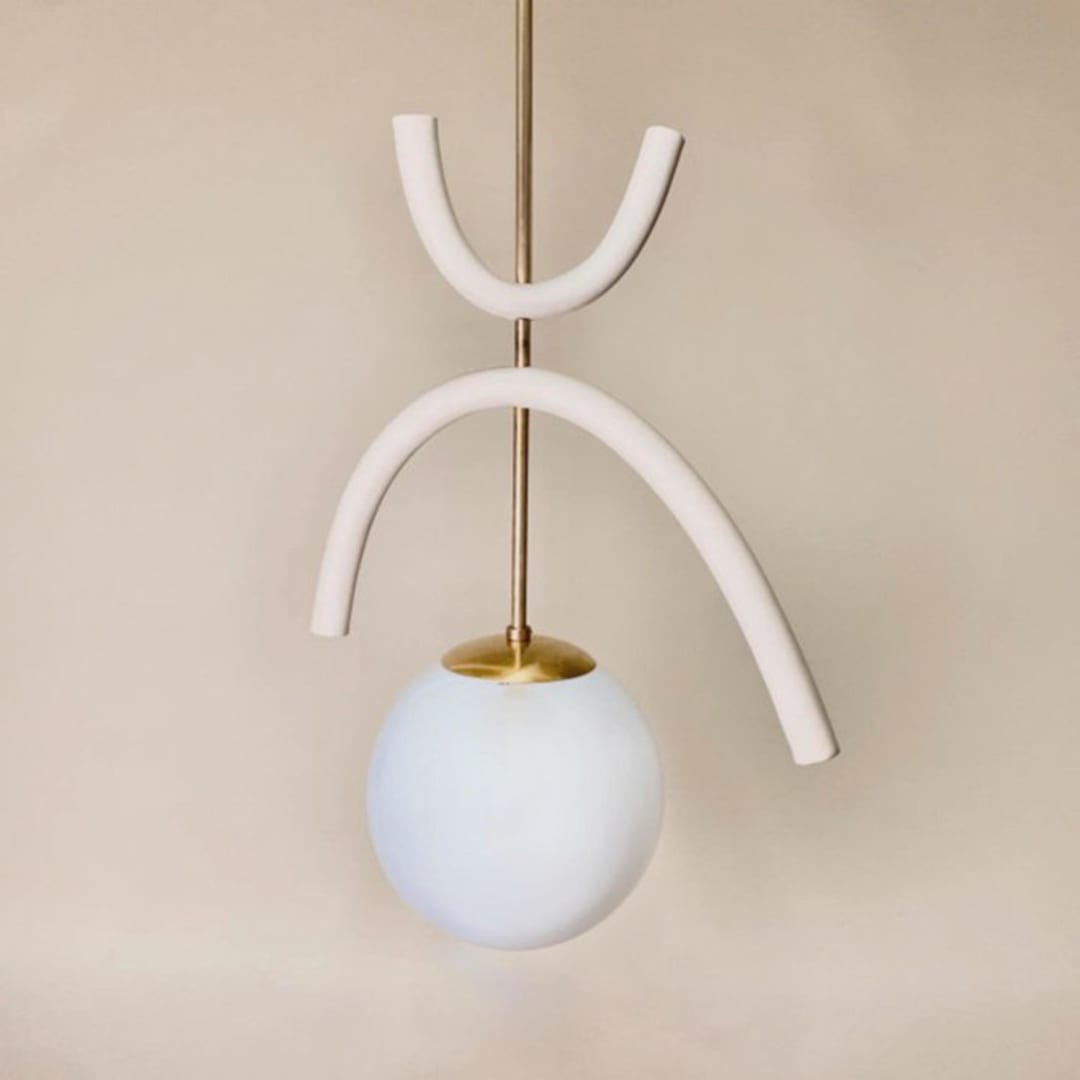 "Gemini Pendant" - Ceiling Lights in white by Rory Pots