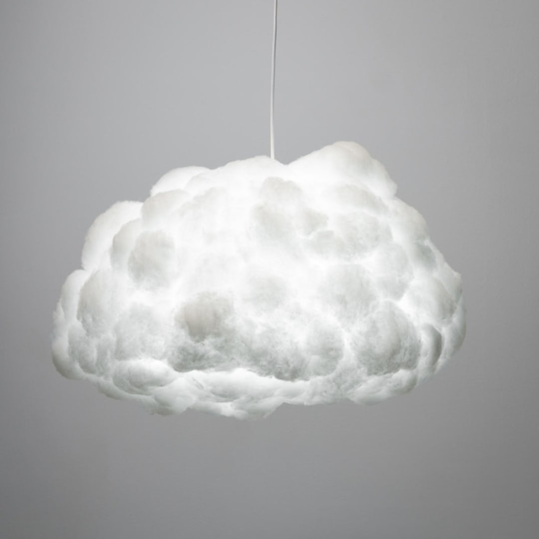 "Lampshade Cloud // Pendant" - Ceiling Lights in white by Richard Clarkson