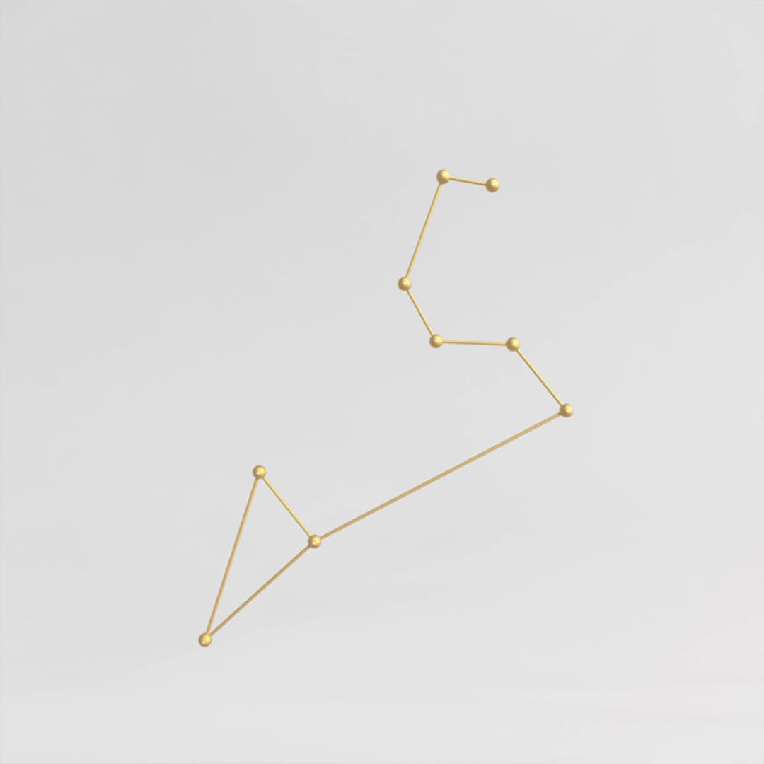 "Constellation" - Ceiling Lights in brass by Richard Clarkson