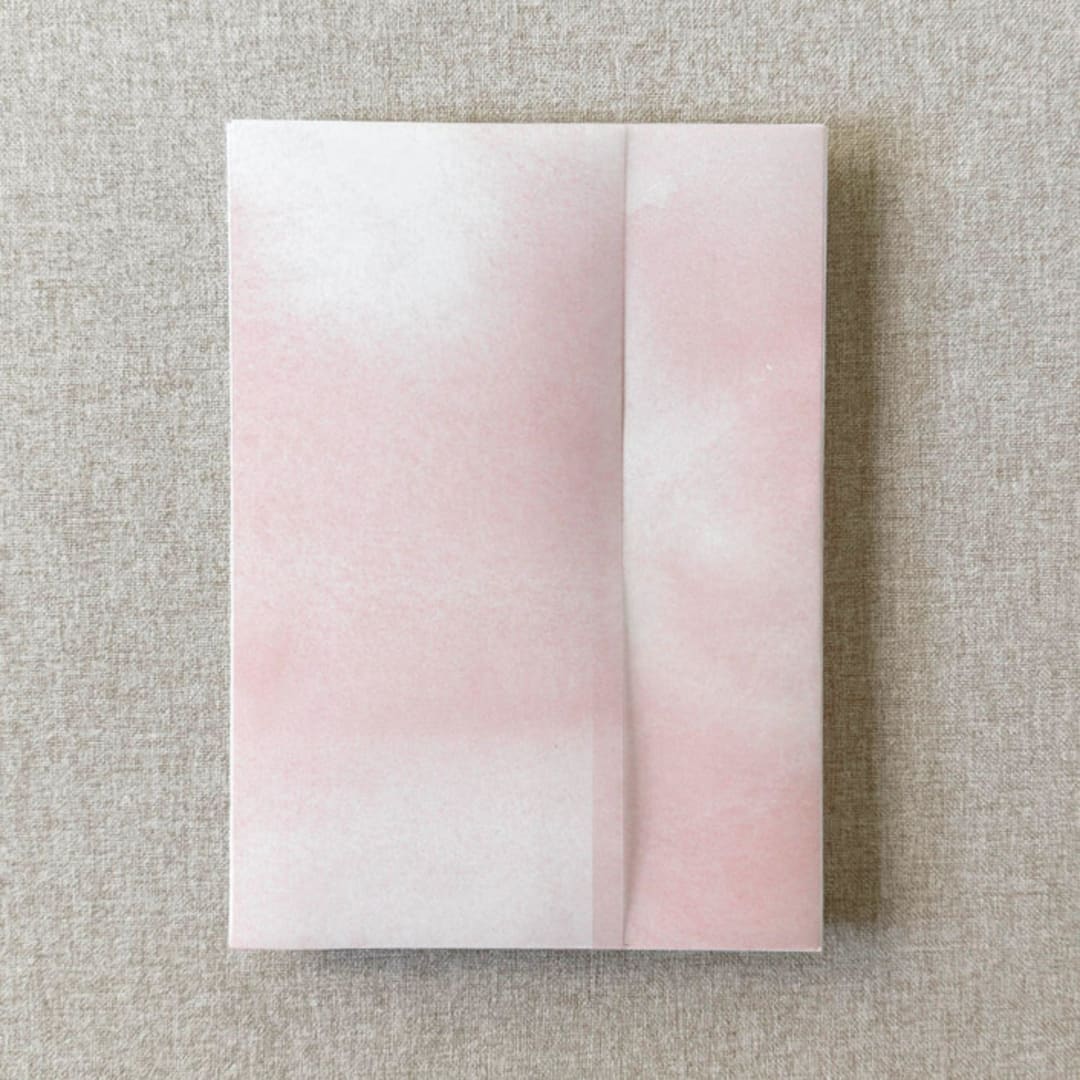 "Blush Pink Vellum Jacket for Wedding Invitations | A7 | Set of 10" - Invitation Jackets and Overlays in pink by Cotton and Bow