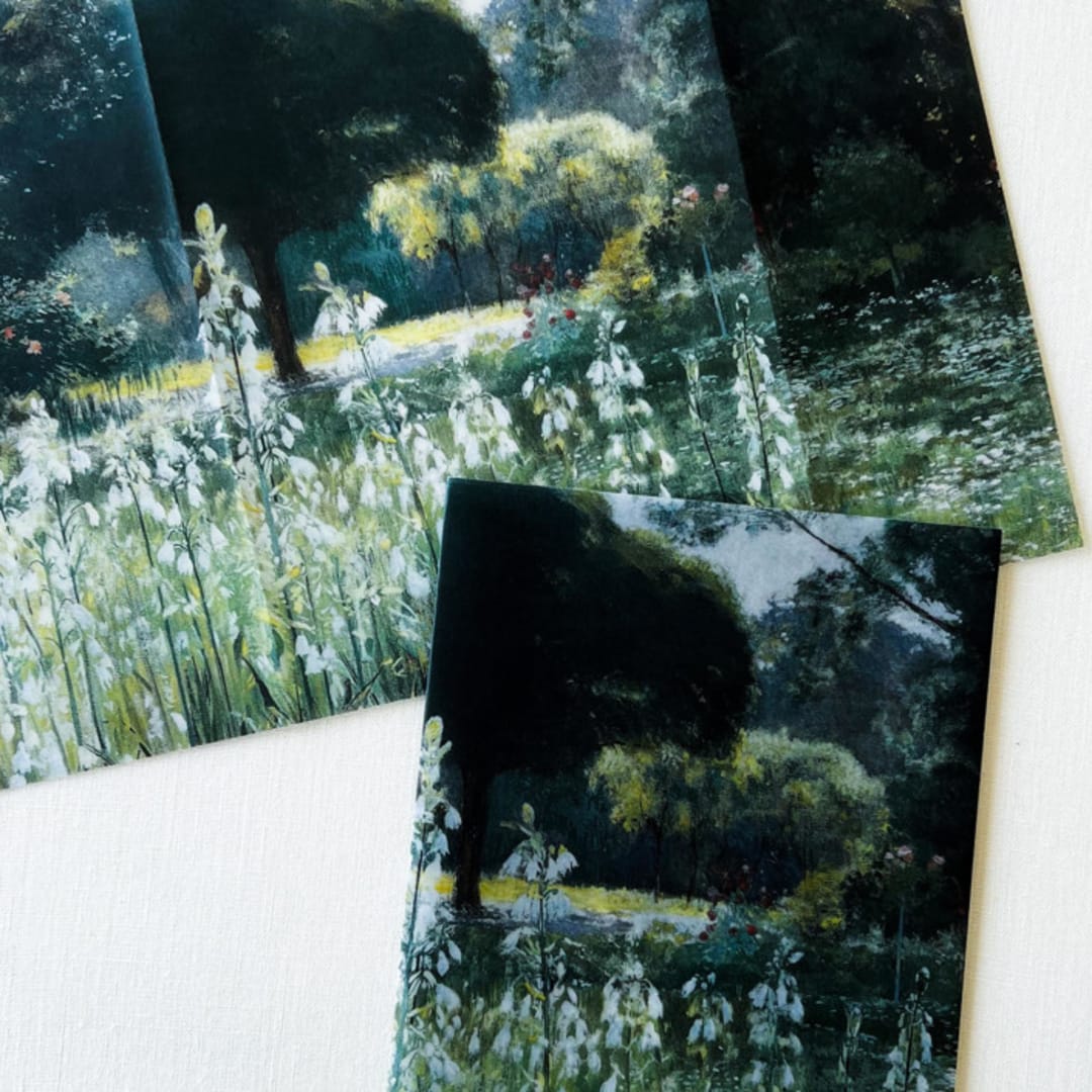 "Wildflower Vintage Moody Wedding Invitation Vellum Wrap |Set of 10" - Invitation Jackets and Overlays in multicolor by Eva Friesen