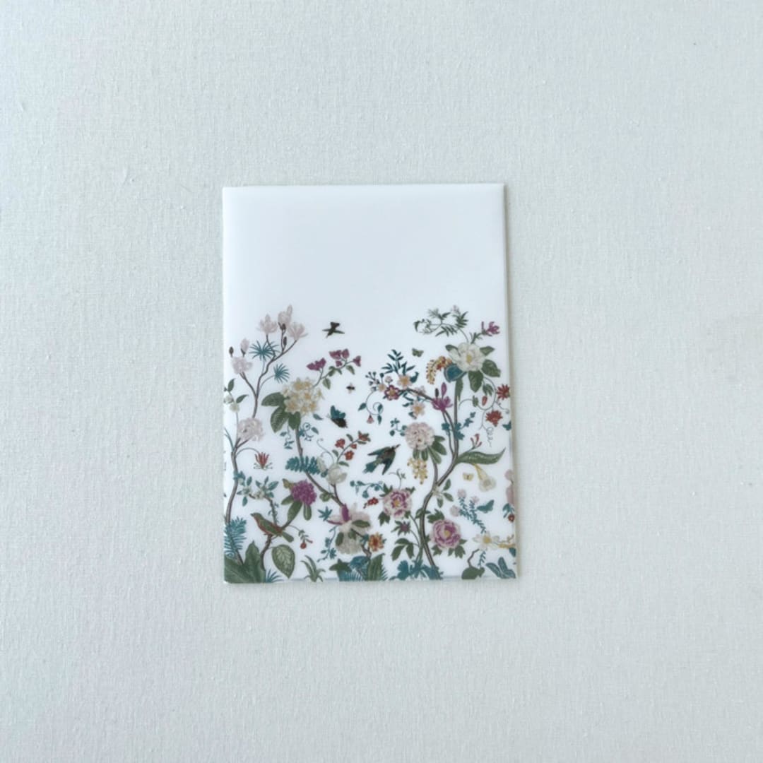 "Vellum botanical illustration of wildflowers Vellum Wrap | Set of 10" - Invitation Jackets and Overlays in multicolorassorted-colors by Eva Friesen