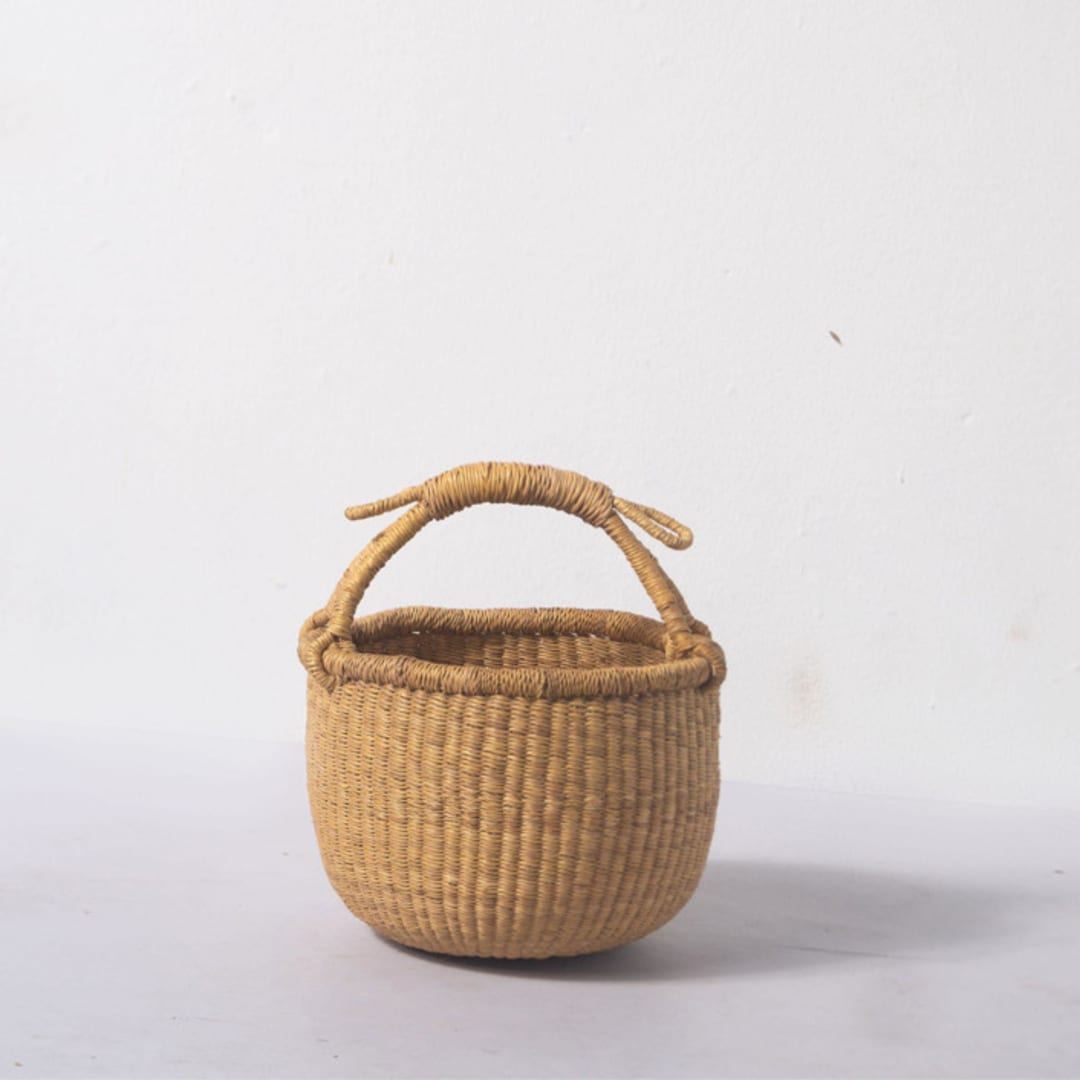 "Kilika Natural Basket Small" - Decorative Storage in natural by AKETEKETE