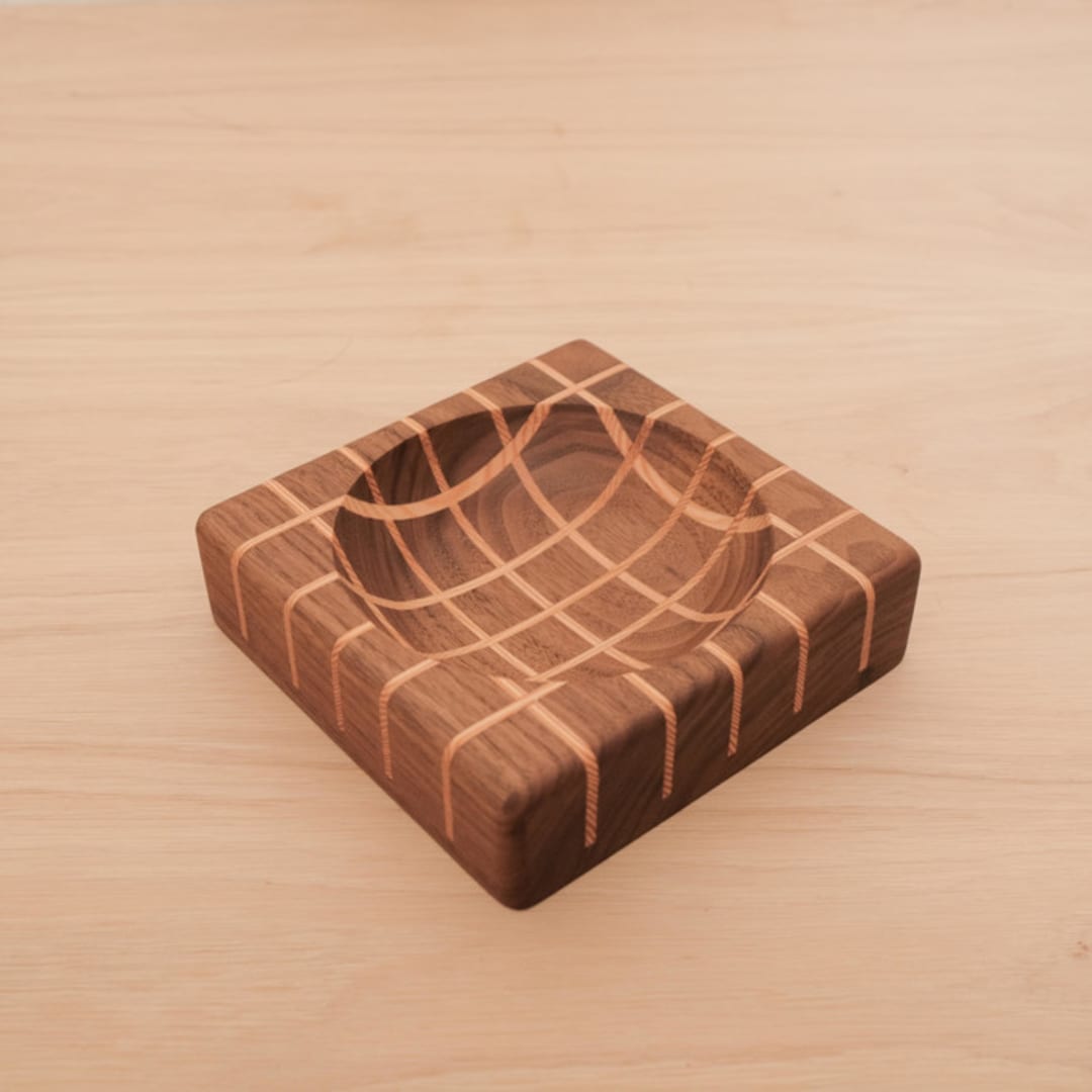 Lattice trinket tray (Walnut)