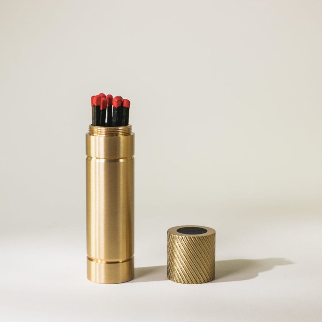 "Brass Match Safe" - Decorative Storage in brass by Roarcraft