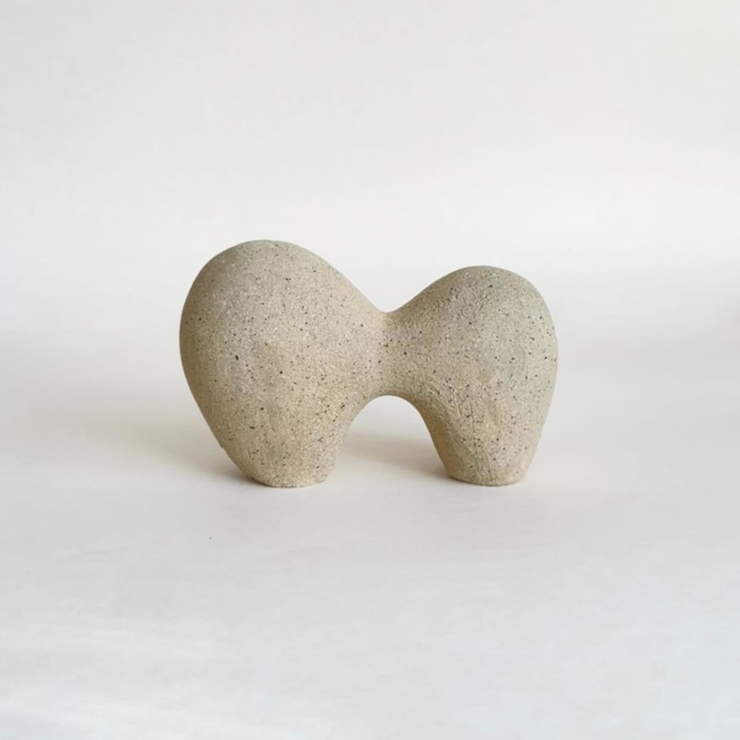 "Mini 12" - Original Sculpture in brown by Emily Meisler