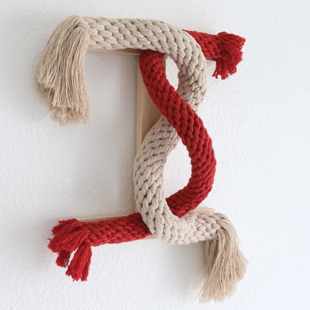 "Into You" - Original Sculpture in red by Bharti Trivedi