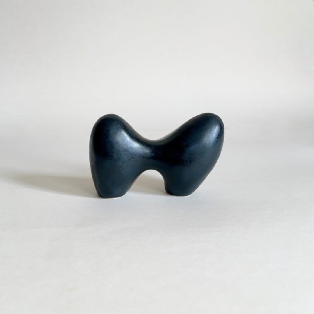 "Mini 6" - Original Sculpture in black by Emily Meisler