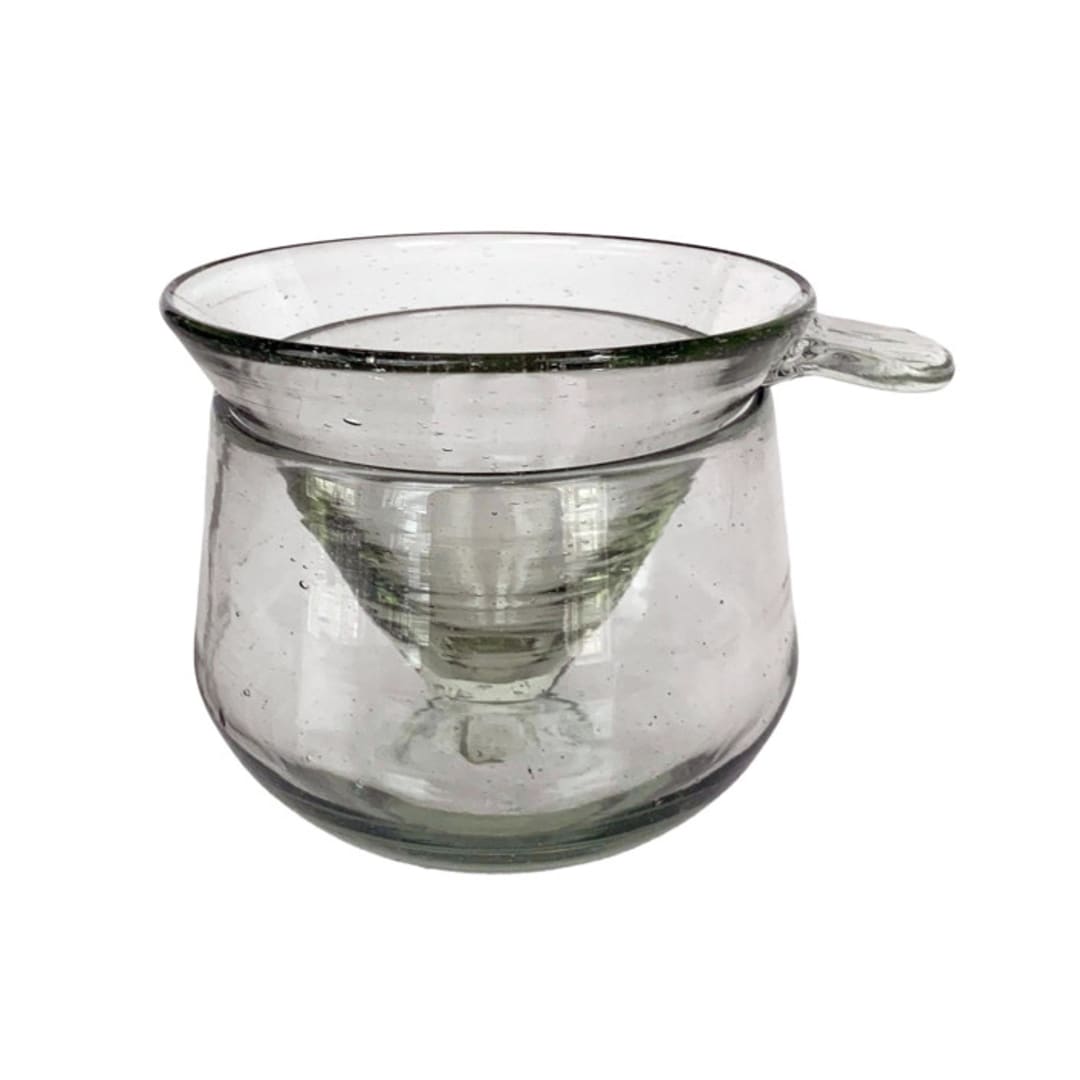 "Hand Blown Martini | Margarita Glass (or Ceviche dish) with Cooler- Hand Made in Guatemala" - Glassware in clear by Vanessa Sherwood