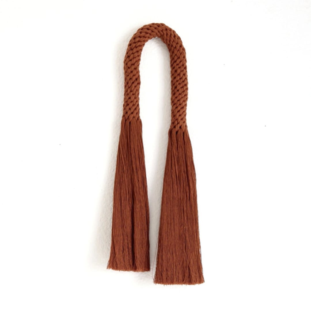"Rust Aarya" - Original Textile Art in brown by Bharti Trivedi