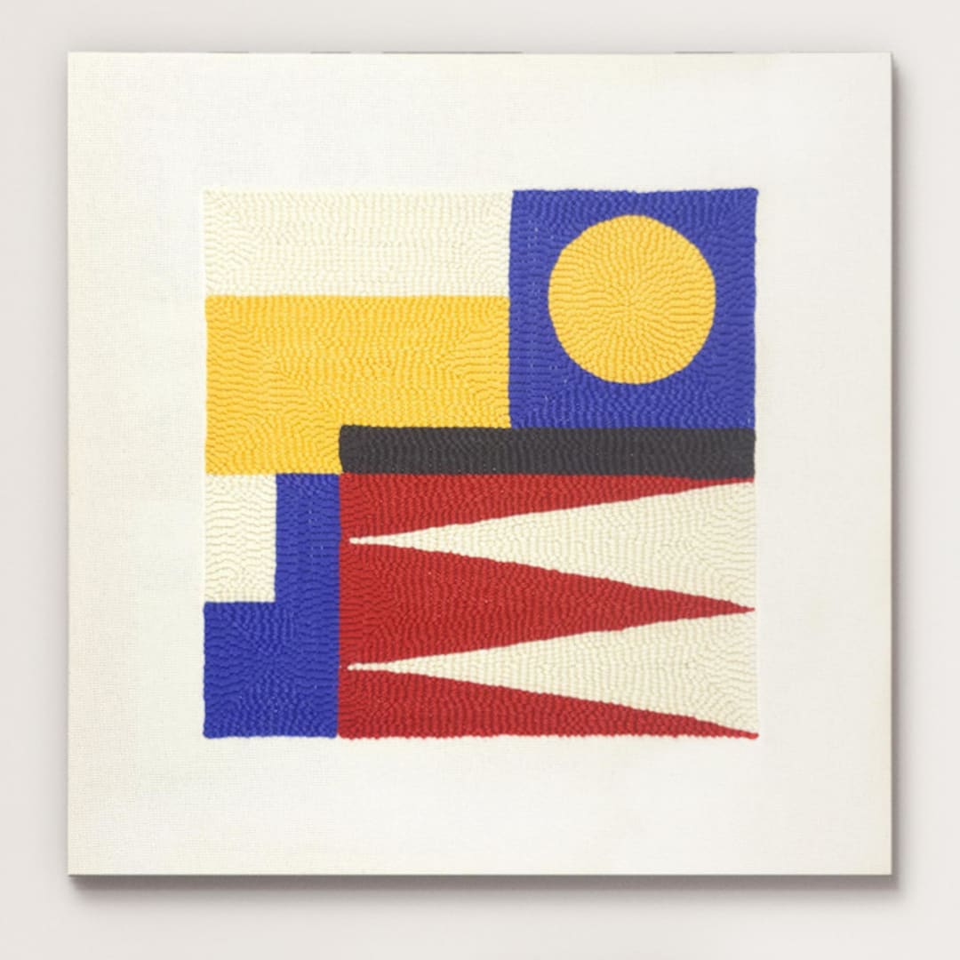 "#692" - Original Textile Art in multicolorassorted-colors by Bryn Wears-Fitipaldi