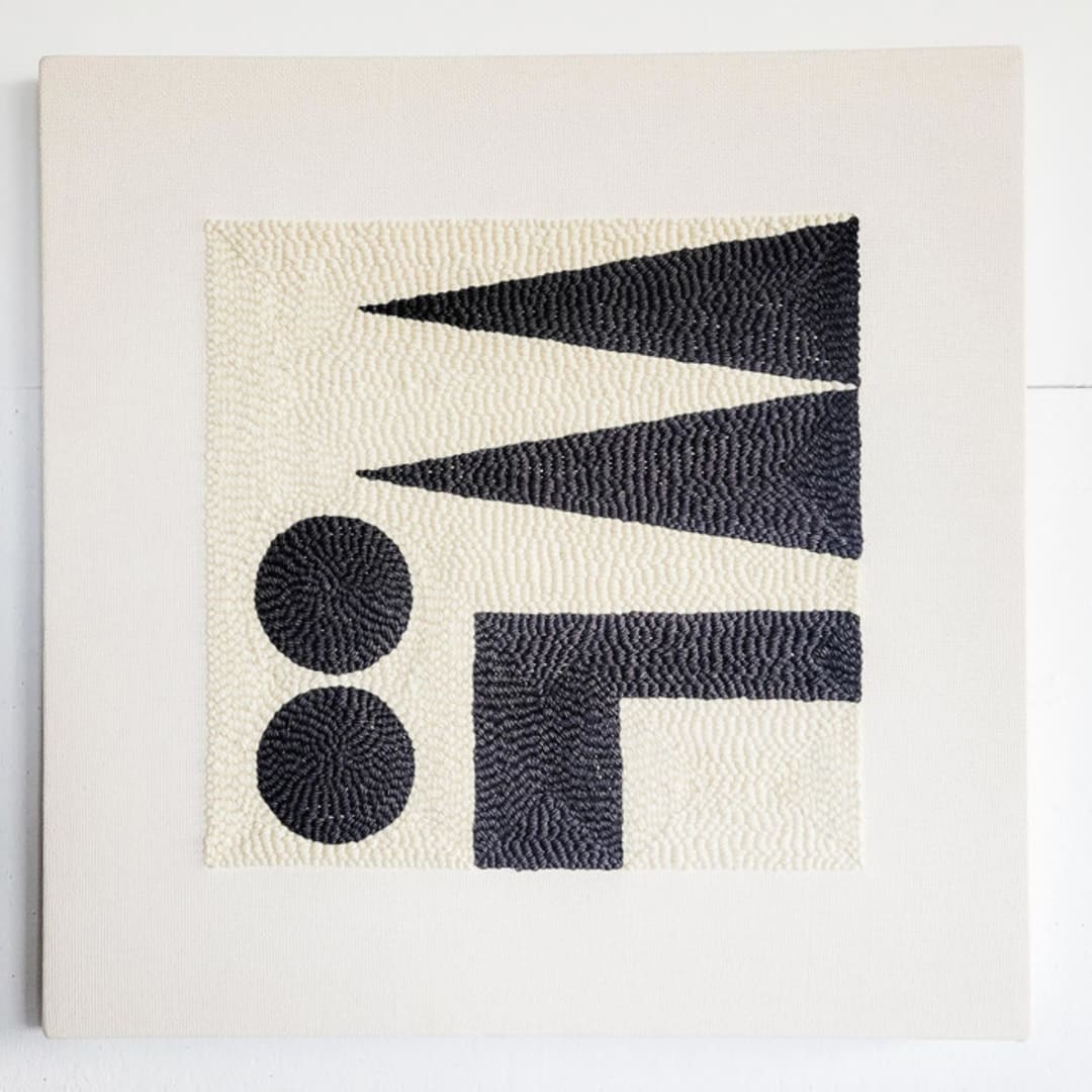 "#22" - Original Textile Art in multicolorassorted-colors by Bryn Wears-Fitipaldi
