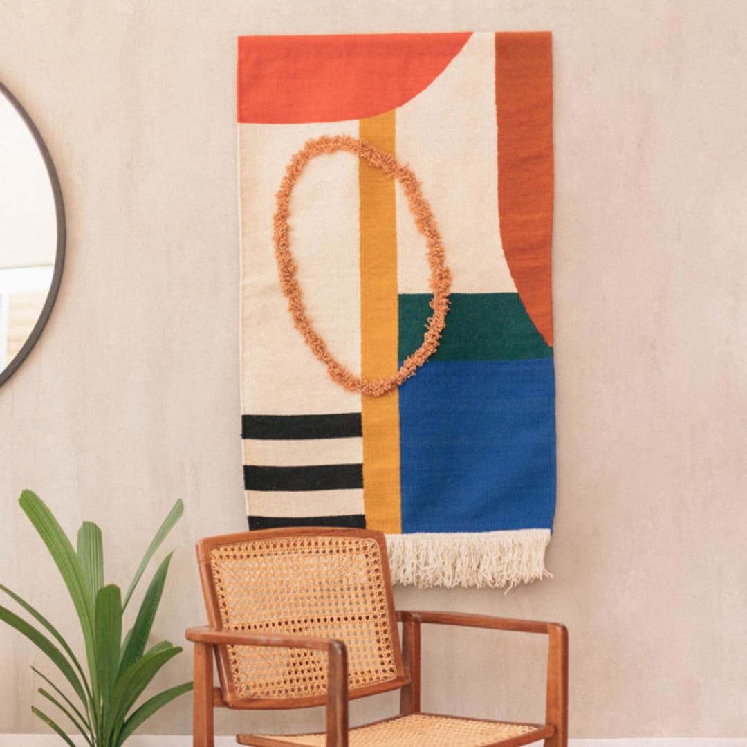 "Rugucho" - Original Textile Art in multicolorassorted-colors by Powered By People